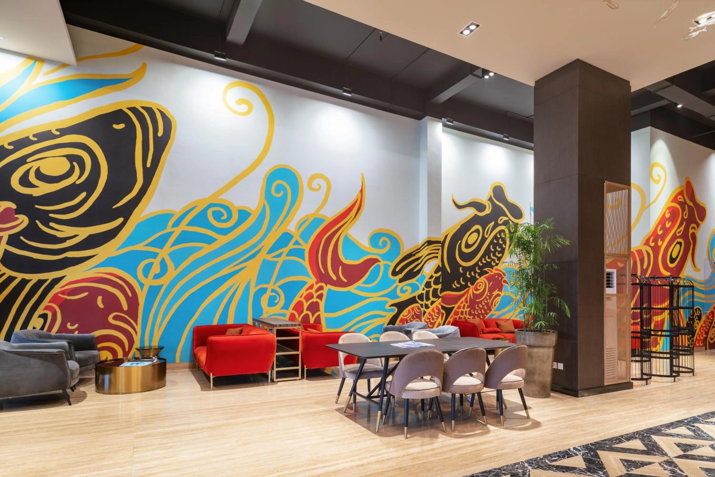 Lobby or reception in Luminor Hotel Jakarta Kota By WH