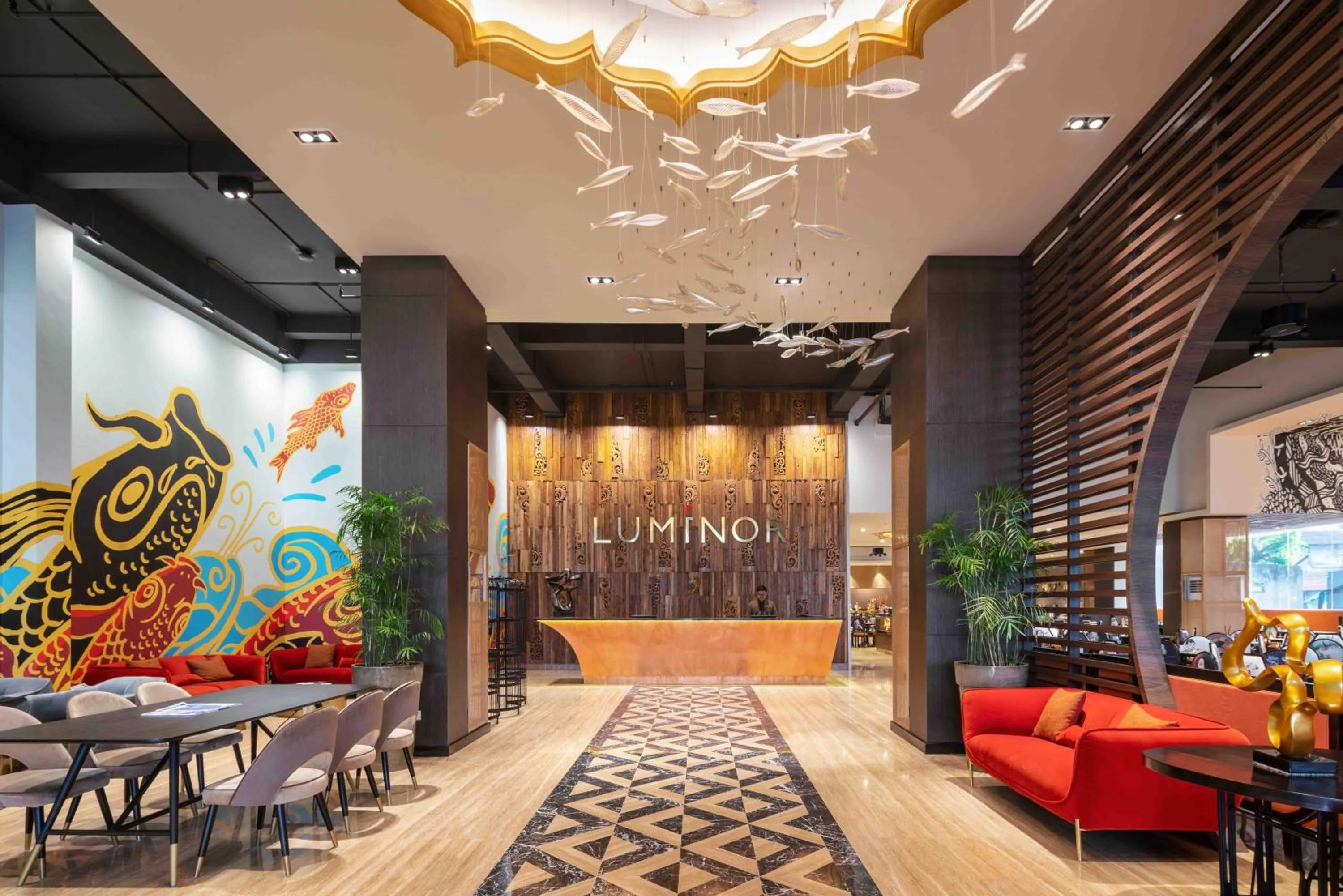 Lobby or reception in Luminor Hotel Jakarta Kota By WH