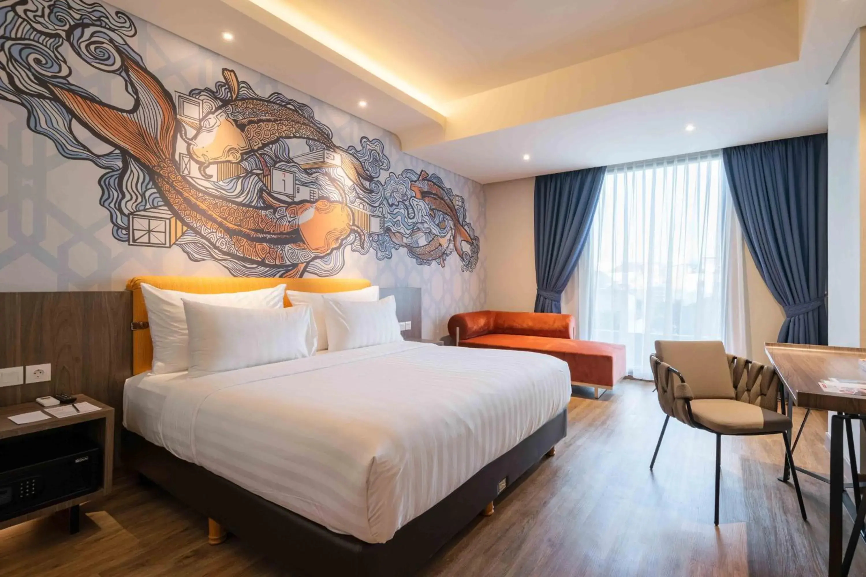Photo of the whole room, Bed in Luminor Hotel Jakarta Kota By WH Photo of the whole room, Bed in Luminor Hotel Jakarta Kota By WH