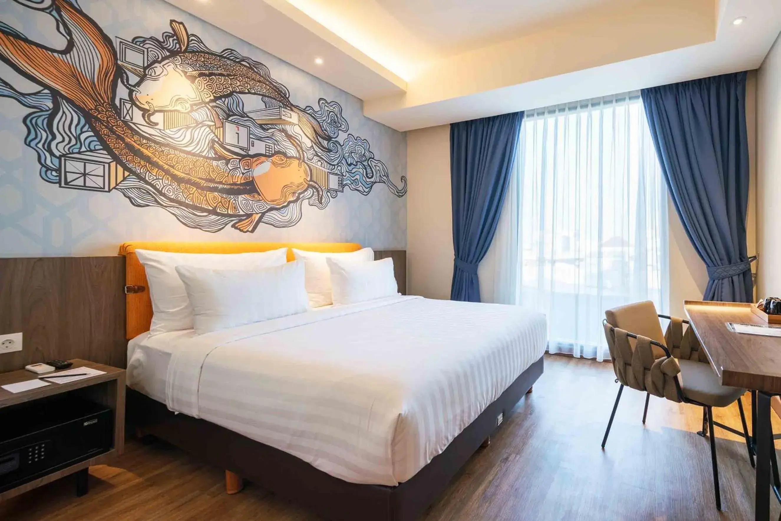Bed in Luminor Hotel Jakarta Kota By WH Bed in Luminor Hotel Jakarta Kota By WH