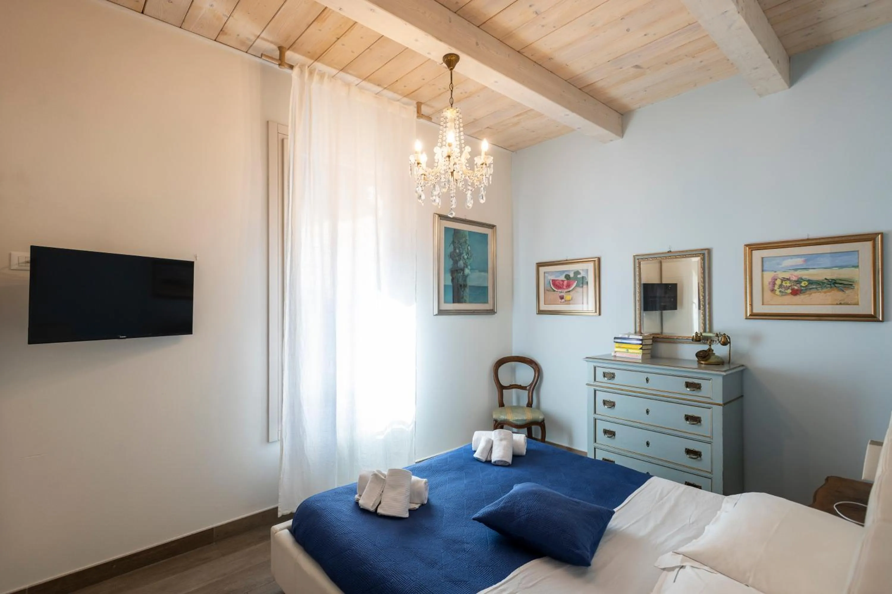 Bed in Al Battistero Luxury Suite