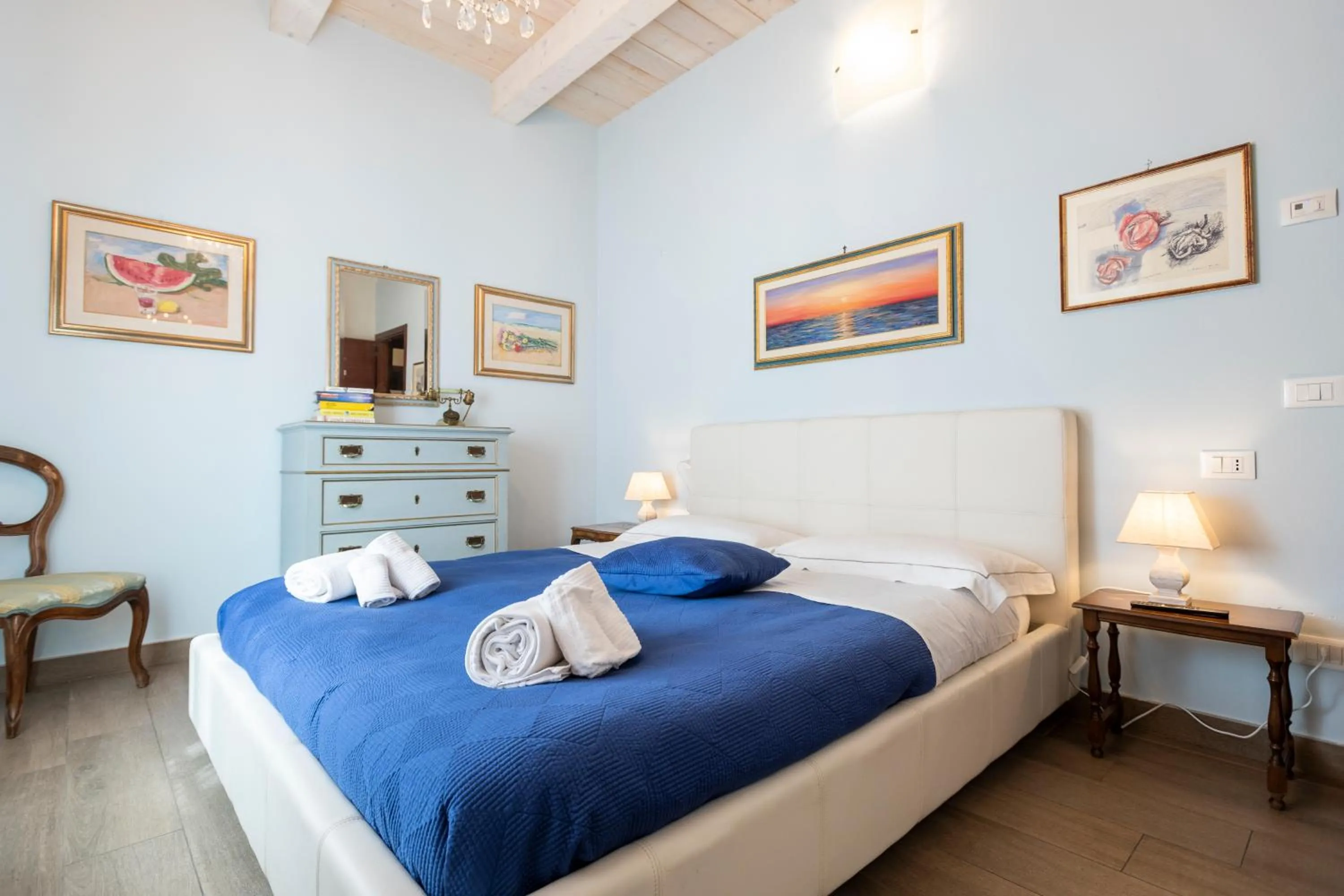 Bed in Al Battistero Luxury Suite