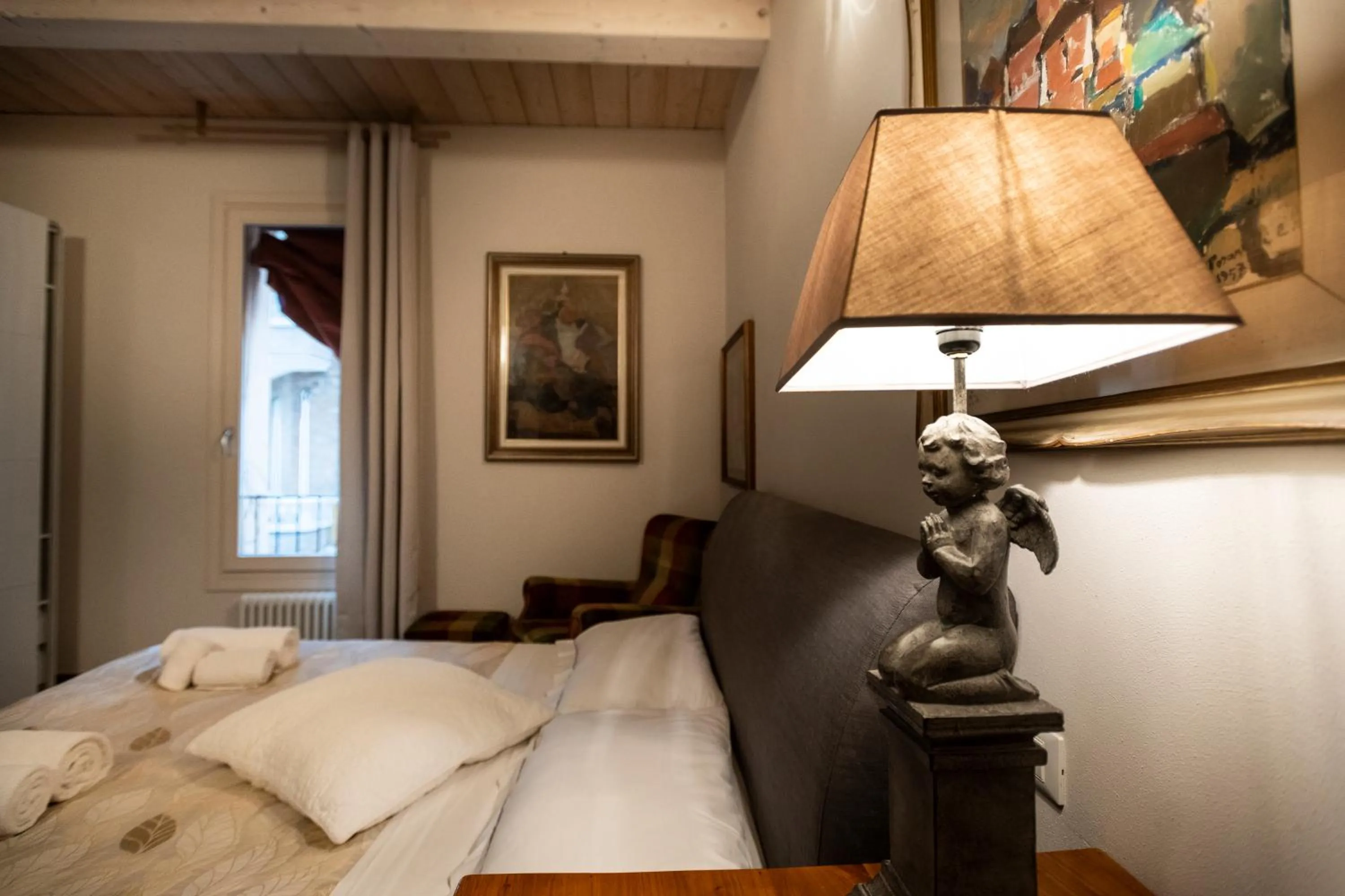 Bed in Al Battistero Luxury Suite