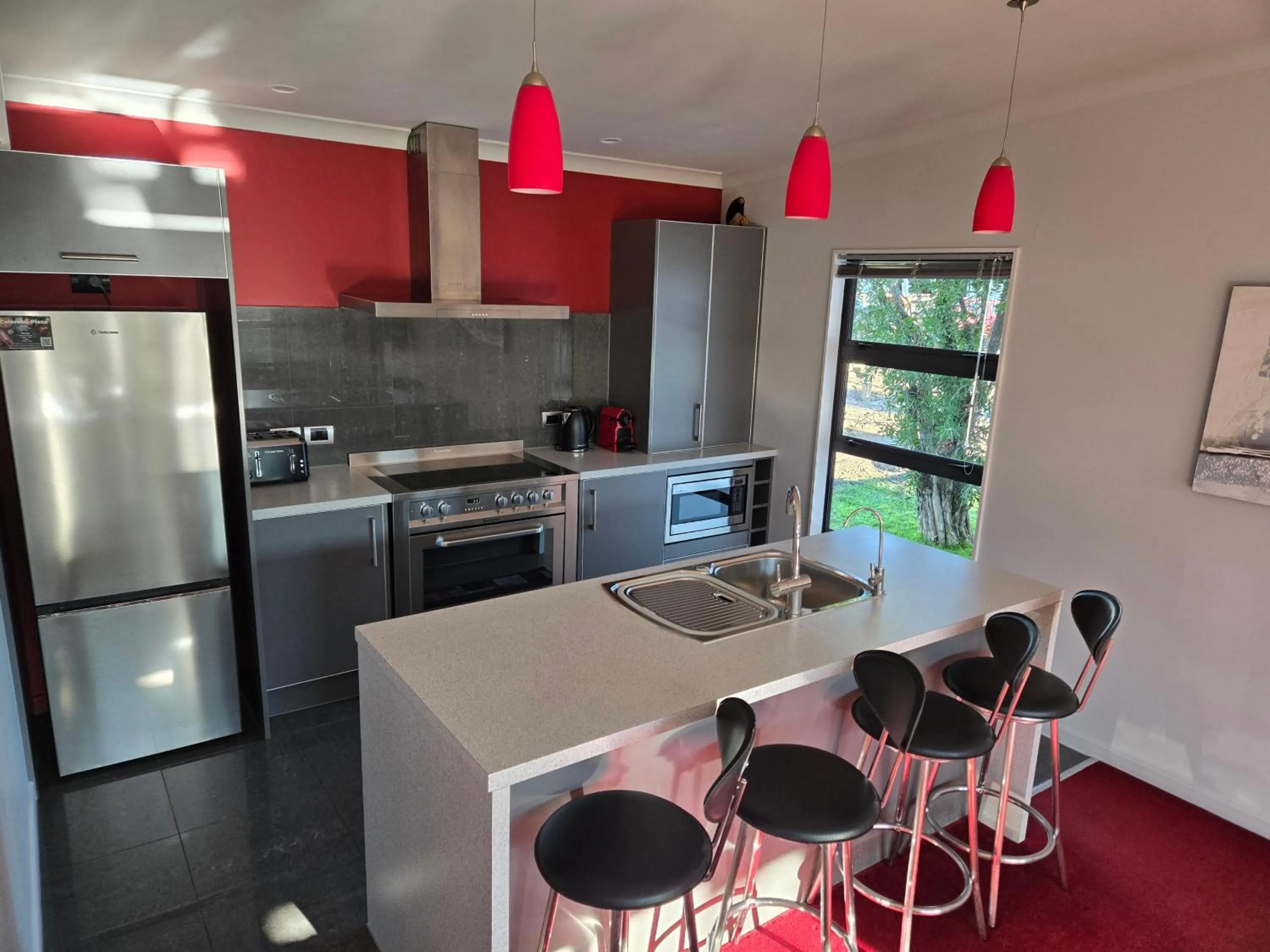 Kitchen or kitchenette in De Vine Martinborough 14 Cologne Street