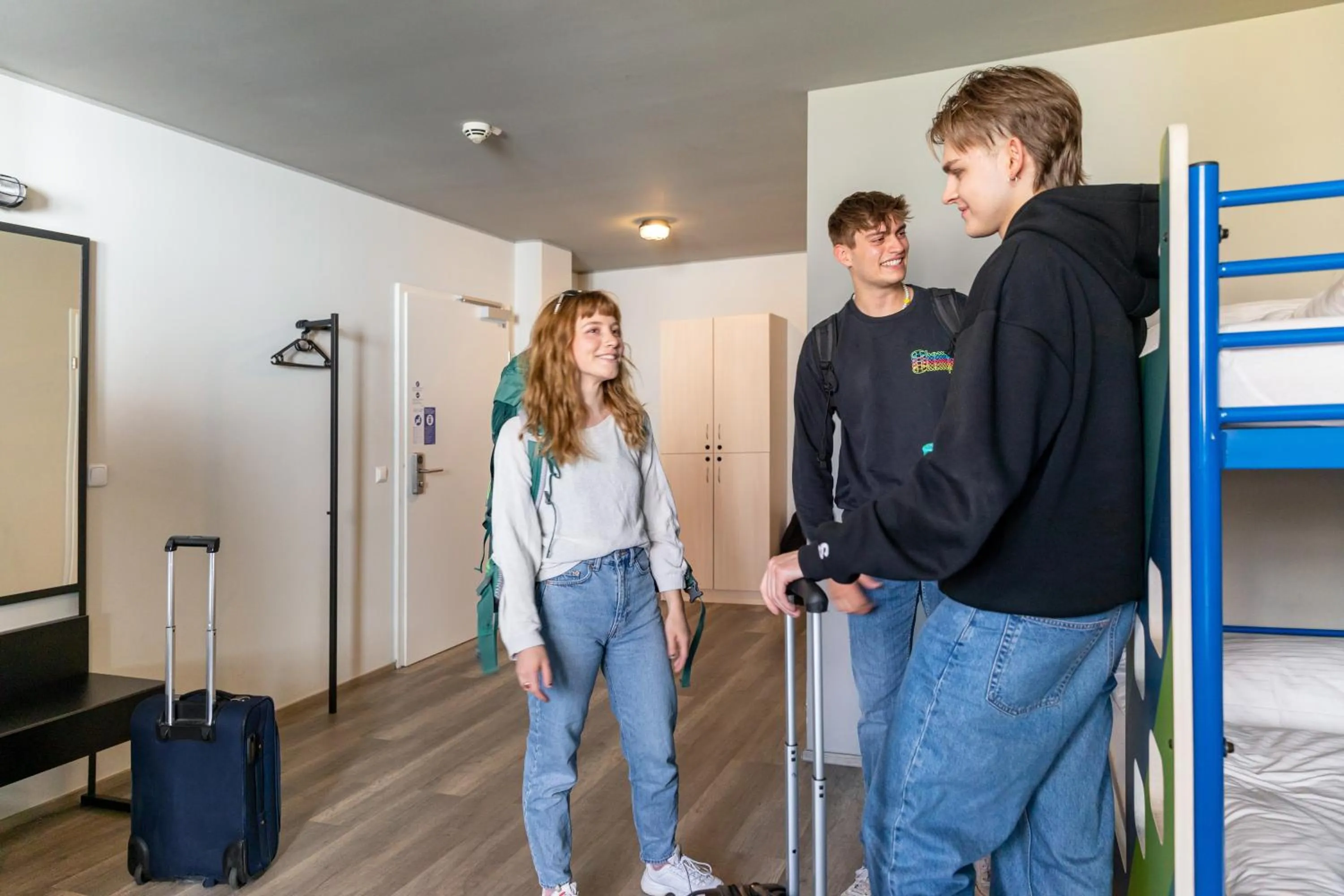 Photo of the whole room in a&o Wien Hauptbahnhof