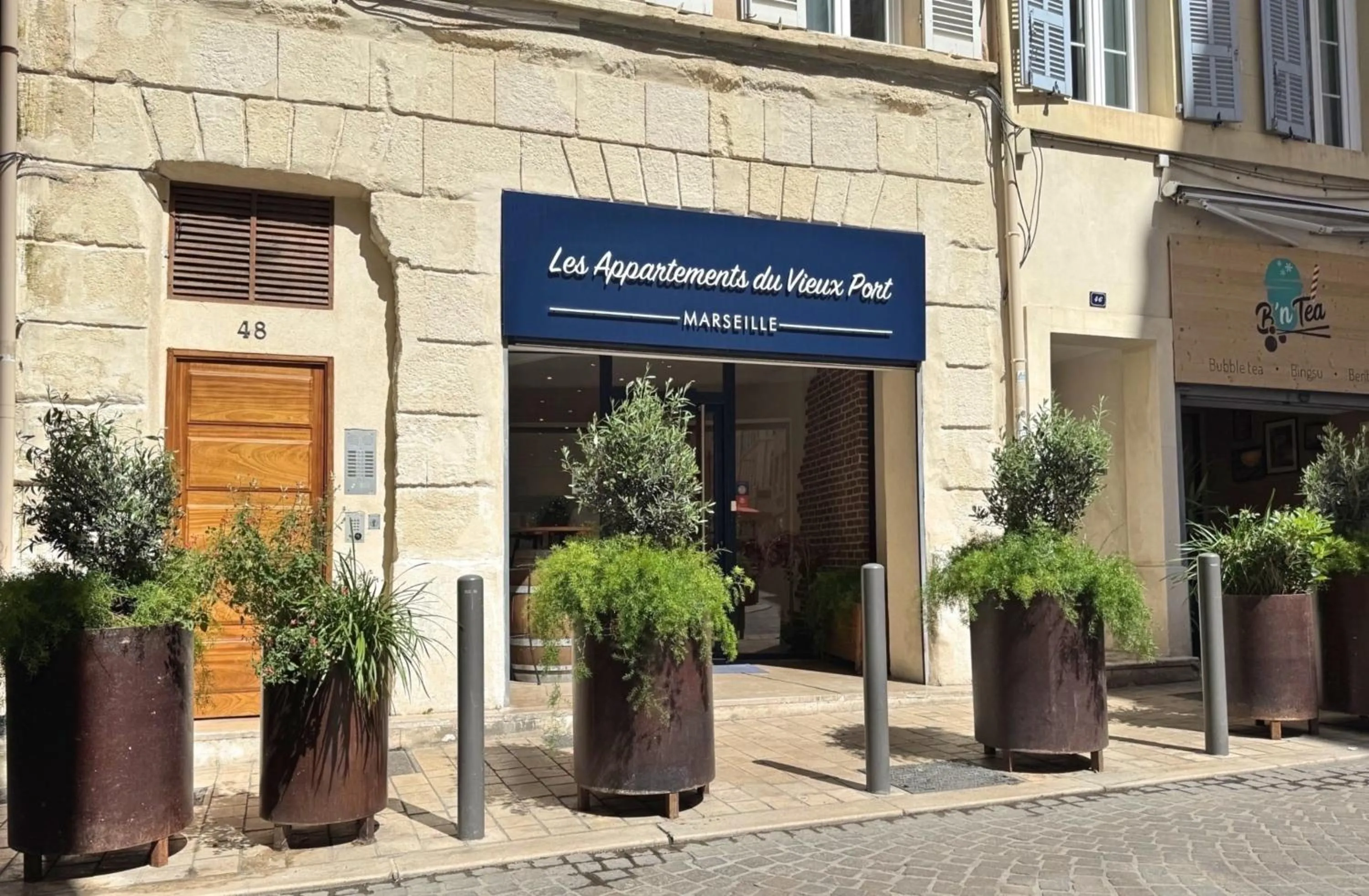 Lobby or reception in Les Appartements du Vieux Port
