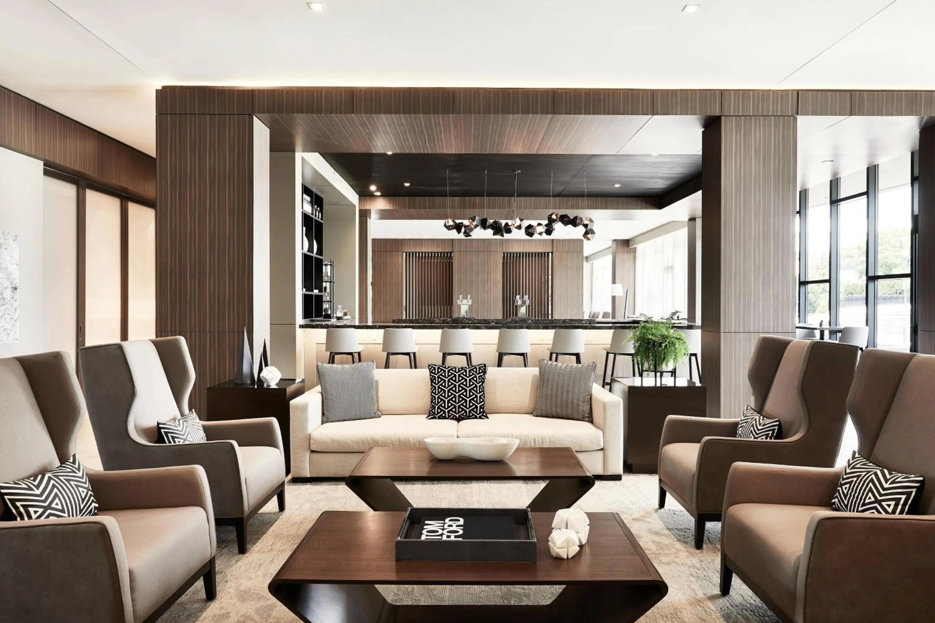 Lobby or reception in AC Hotel by Marriott Huntsville Downtown