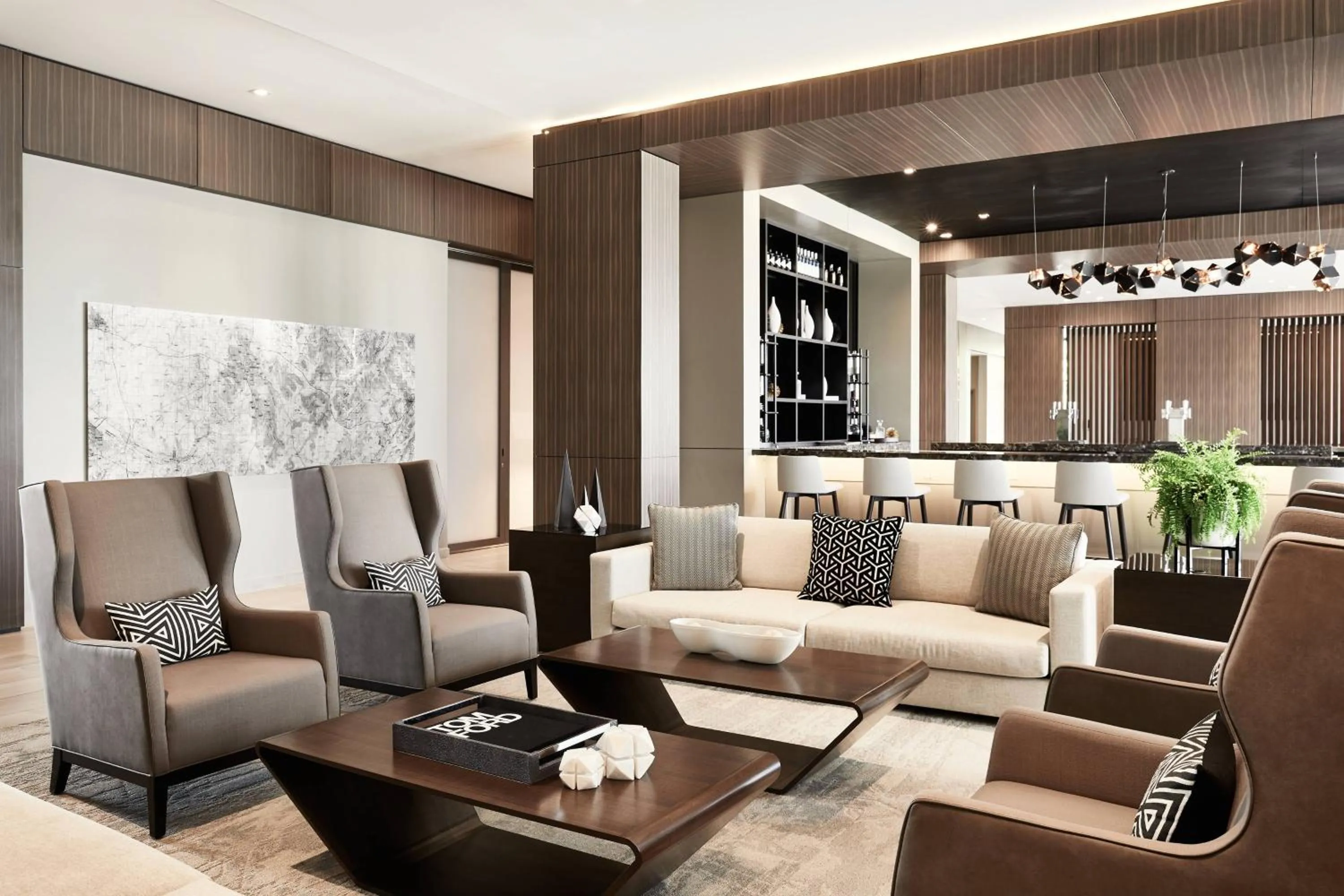 Lobby or reception in AC Hotel by Marriott Huntsville Downtown