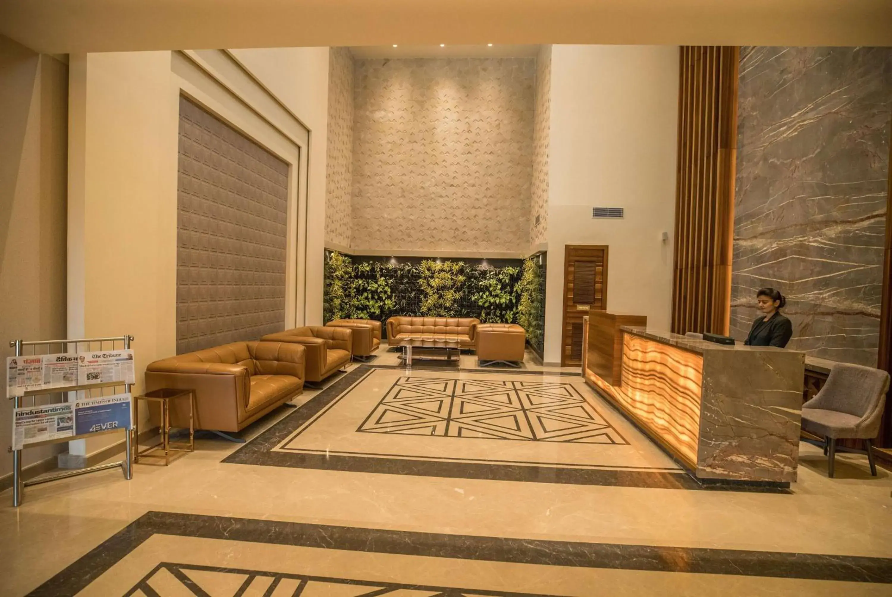 Lobby or reception in Ramada by Wyndham Kapurthala Lobby or reception in Ramada by Wyndham Kapurthala