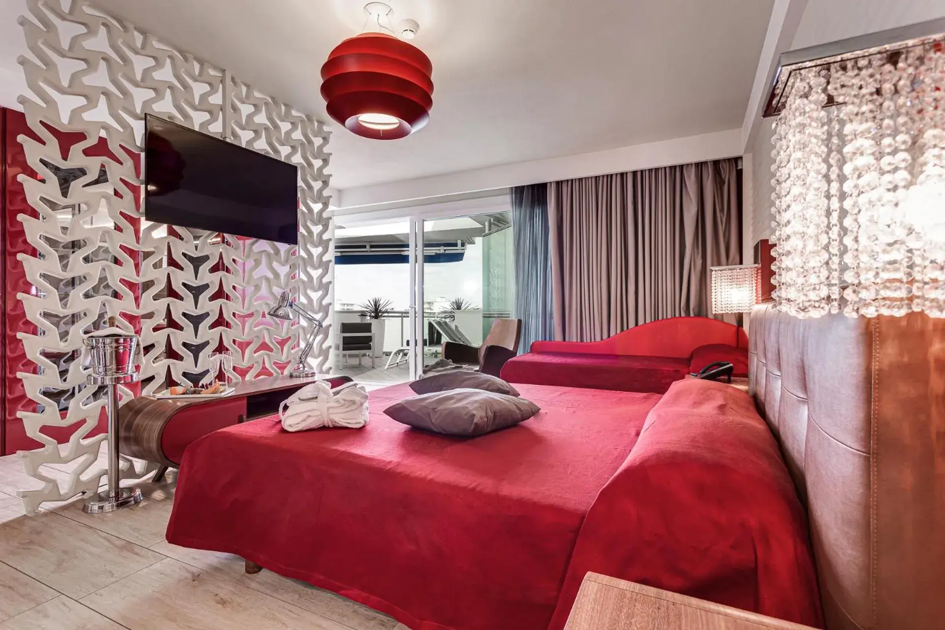 Bedroom, Bed in Hotel Buratti