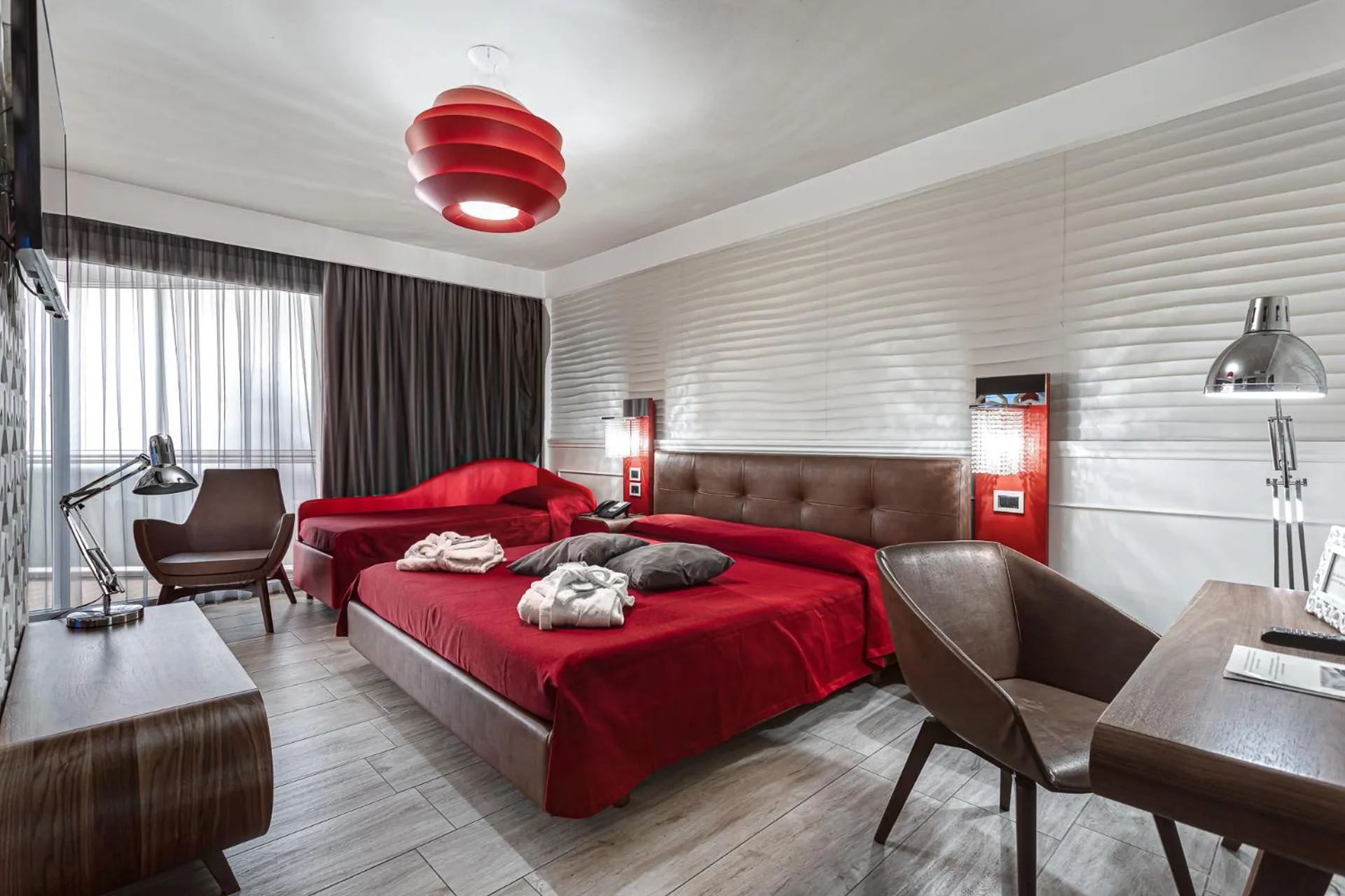 Bedroom, Bed in Hotel Buratti