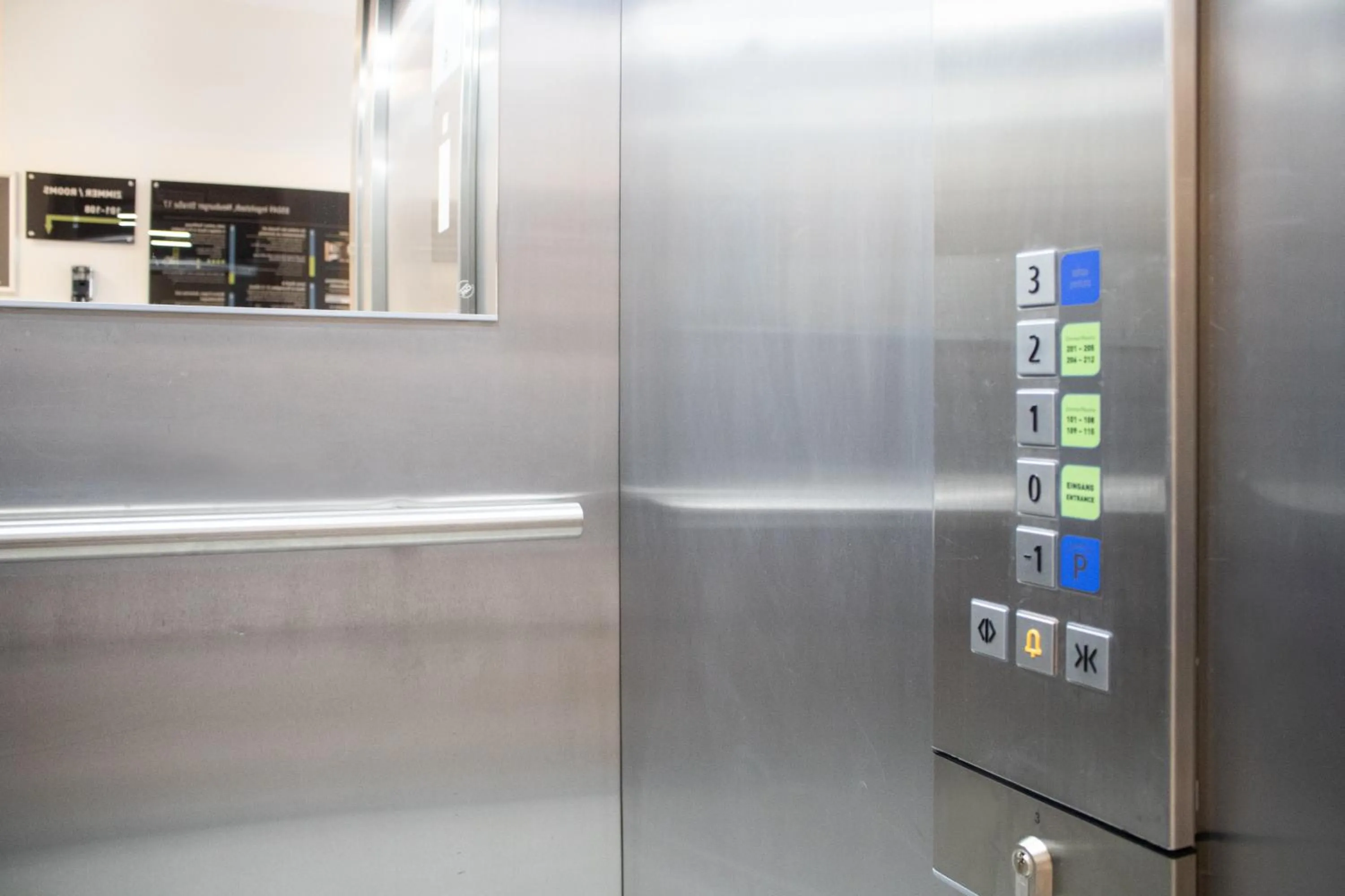 elevator in ING Hotel by WMM Hotels