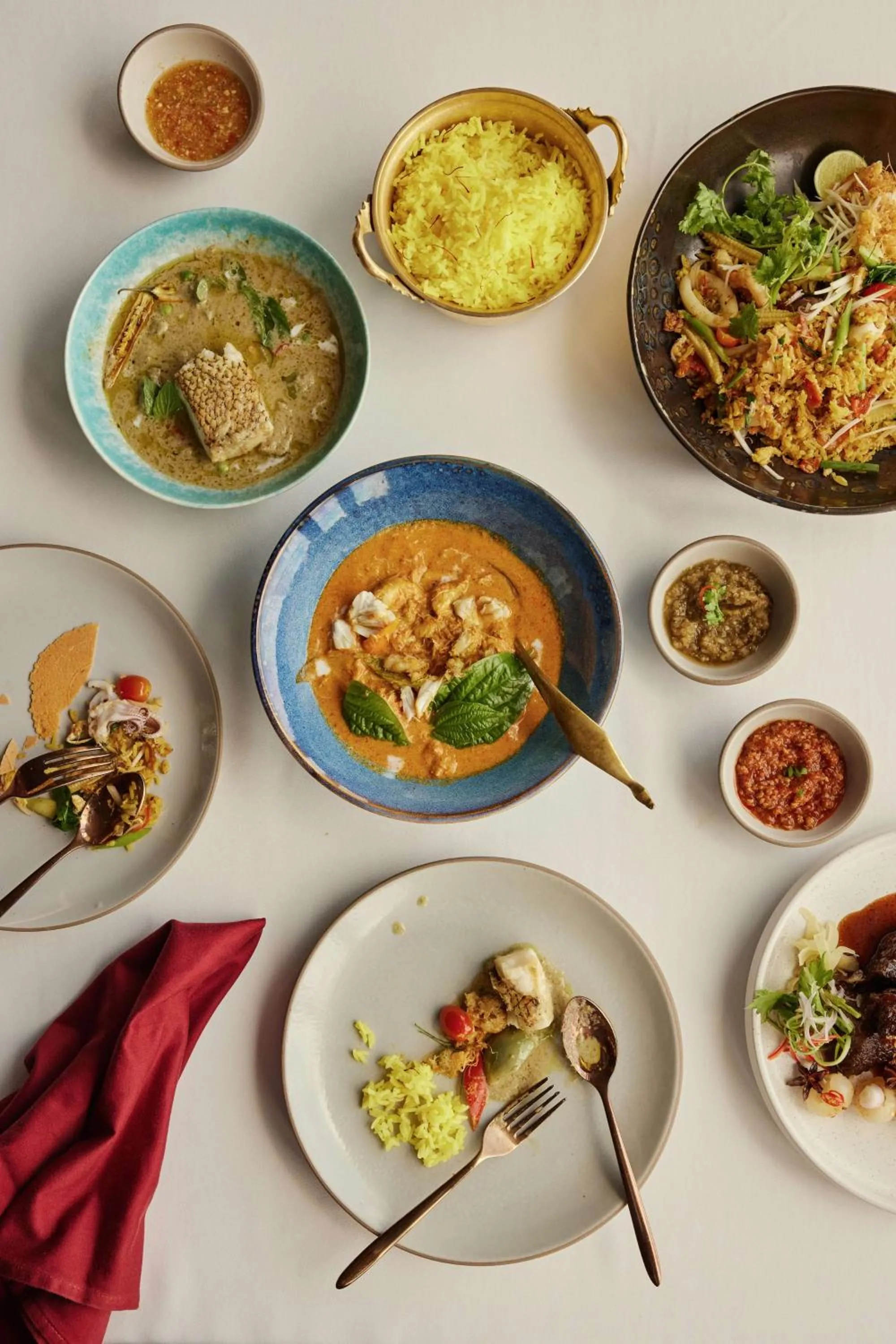 Food and drinks in Banyan Tree Bangkok