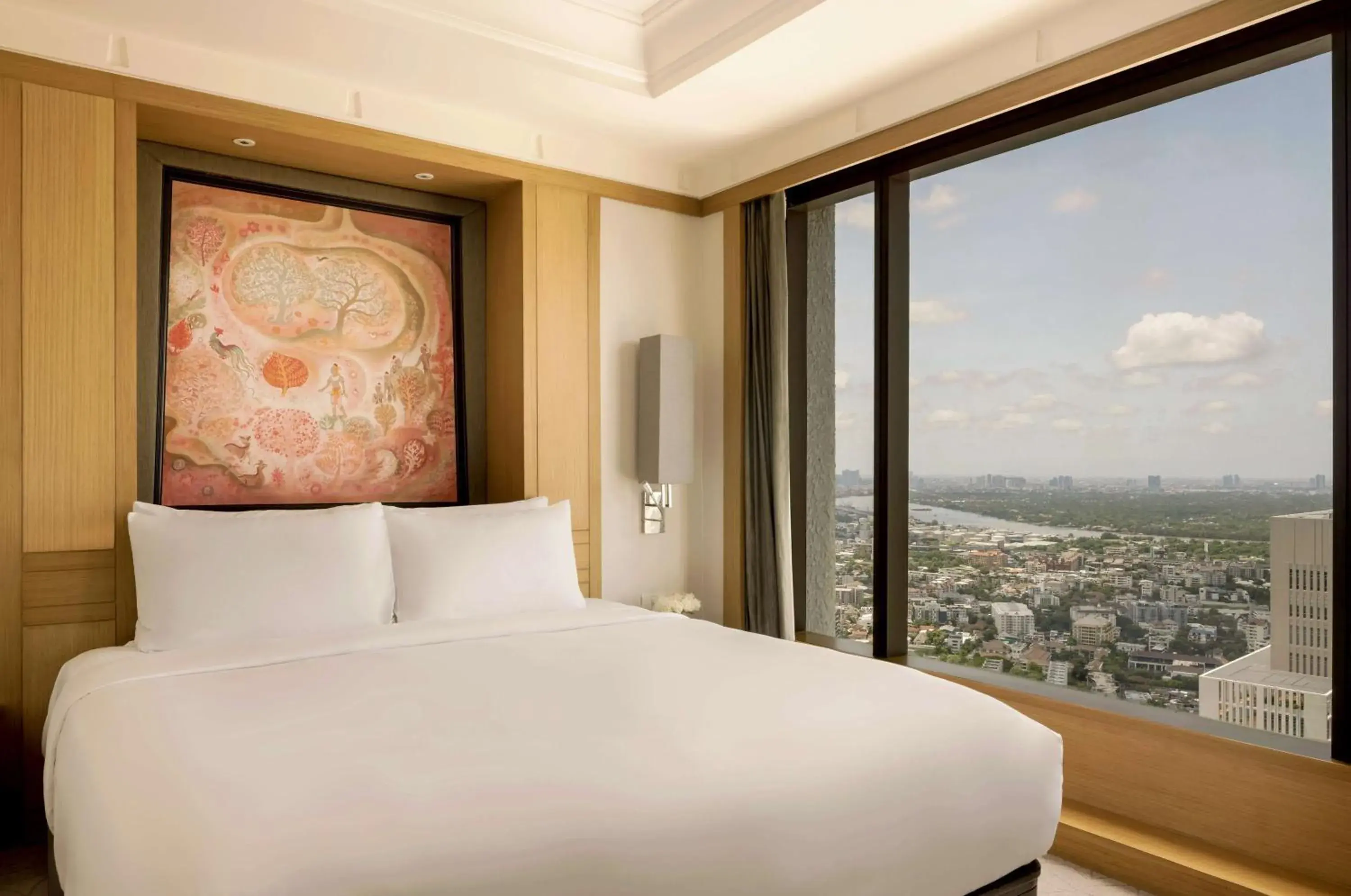 Property building, Bed in Banyan Tree Bangkok Property building, Bed in Banyan Tree Bangkok