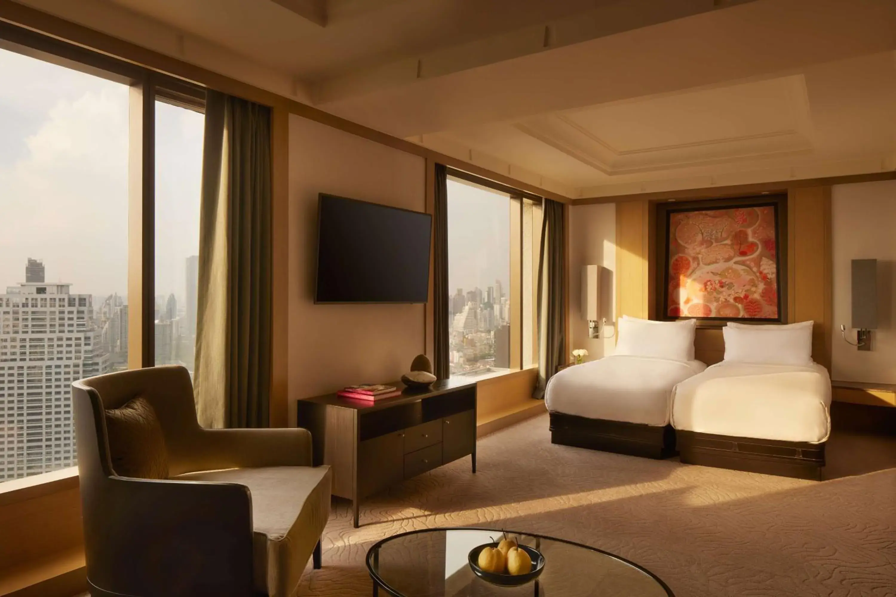 Bedroom, Bed in Banyan Tree Bangkok Bedroom, Bed in Banyan Tree Bangkok