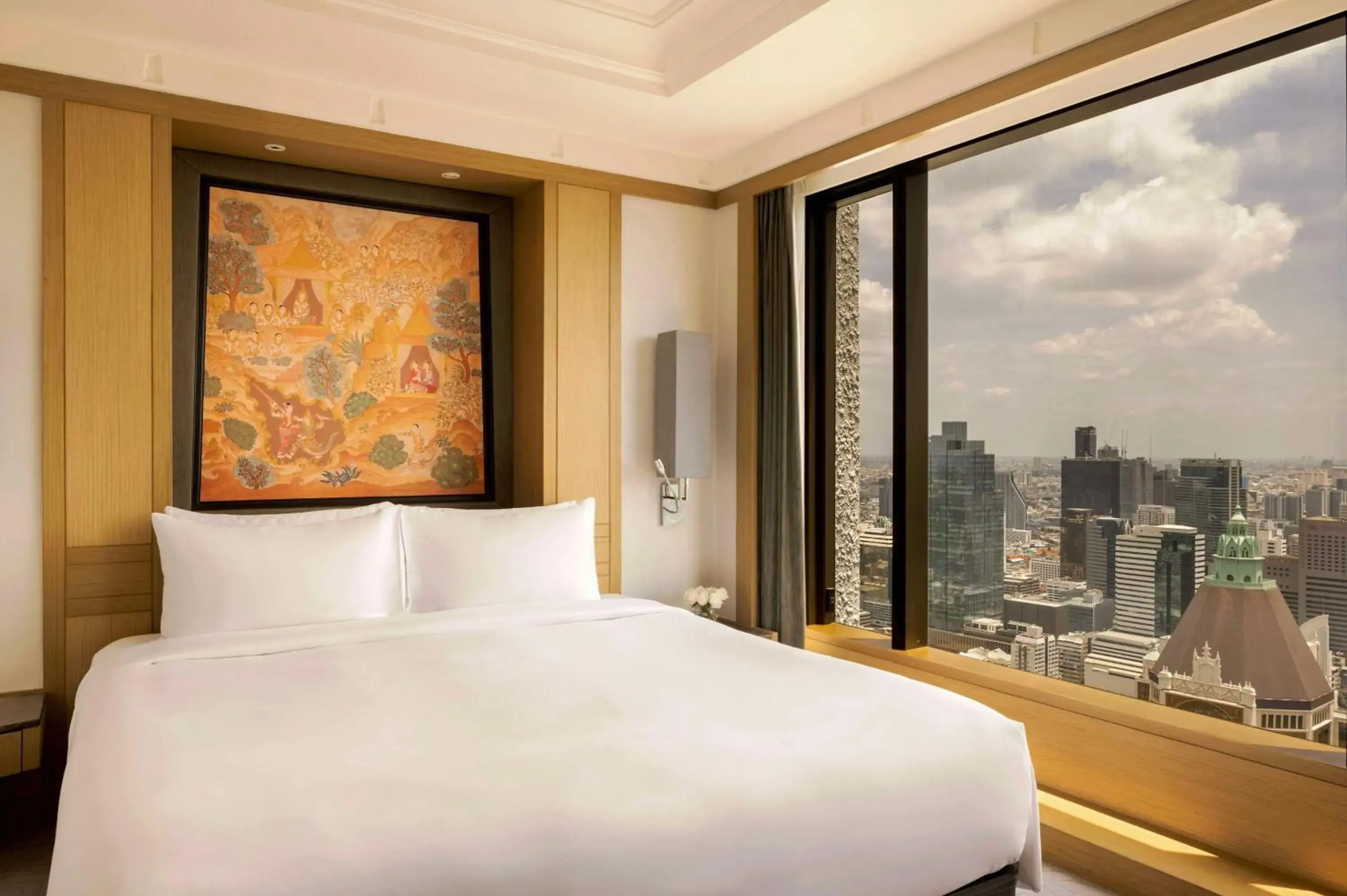 Property building, Bed in Banyan Tree Bangkok Property building, Bed in Banyan Tree Bangkok