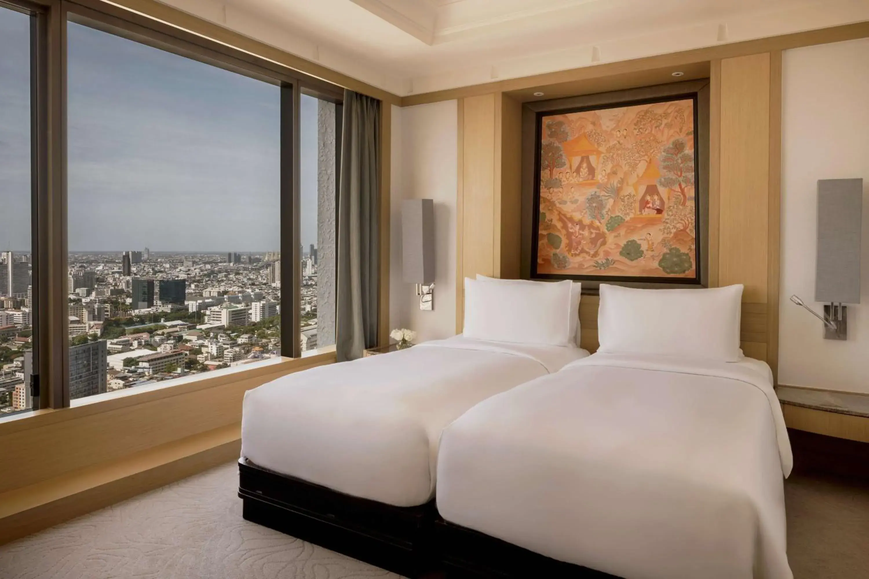 Property building, Bed in Banyan Tree Bangkok Property building, Bed in Banyan Tree Bangkok