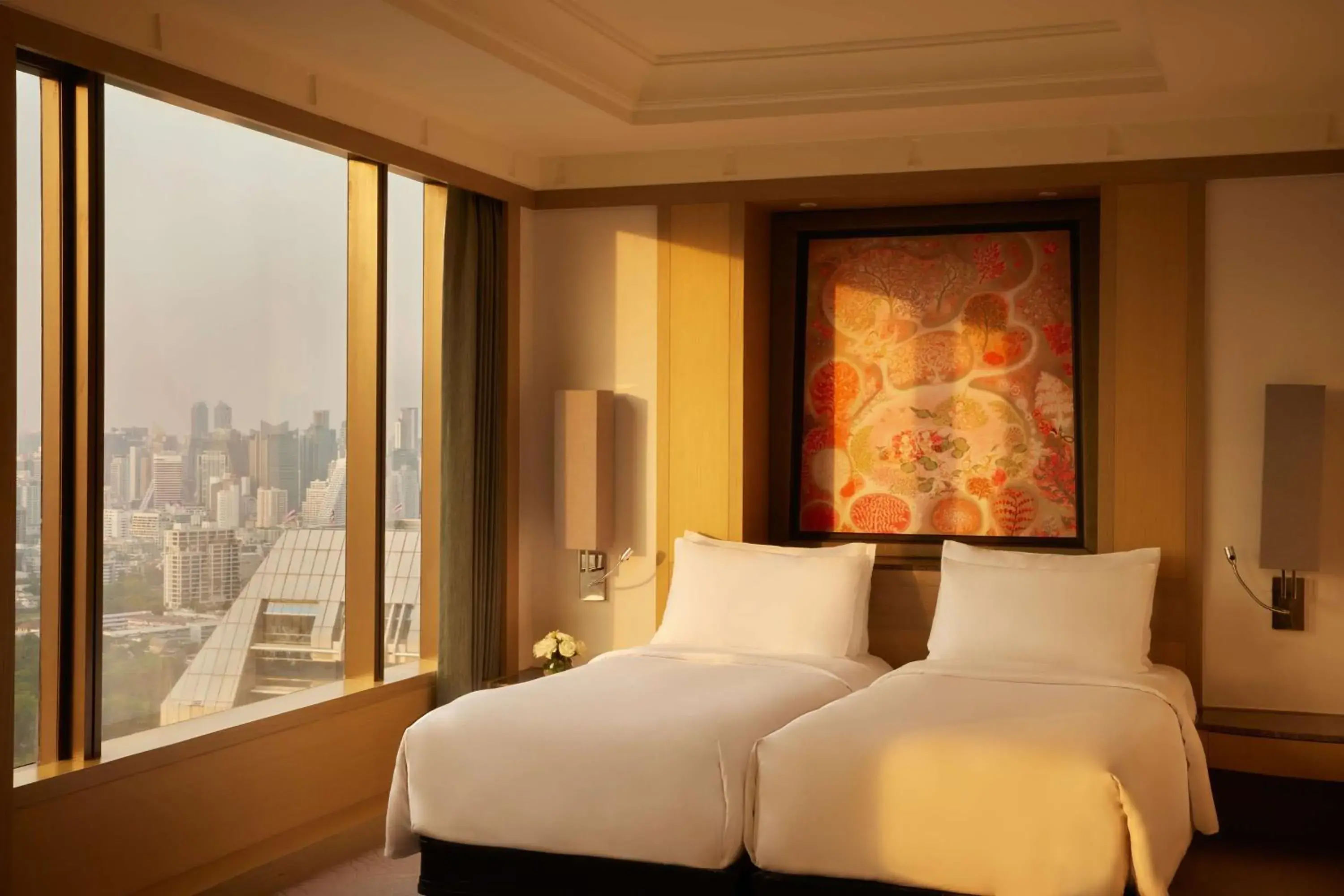 Bedroom, Bed in Banyan Tree Bangkok Bedroom, Bed in Banyan Tree Bangkok