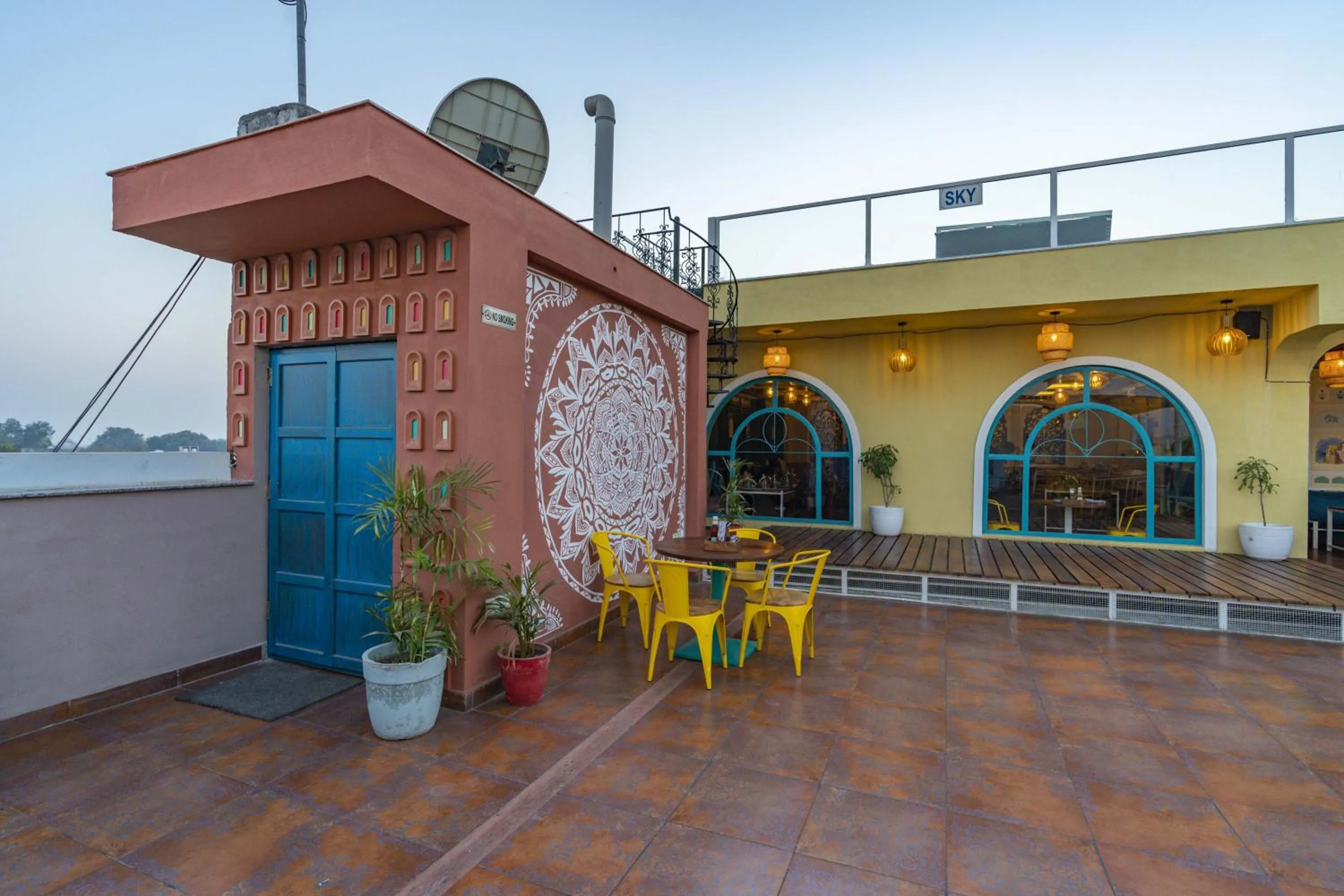 Property building in Zostel Bundi