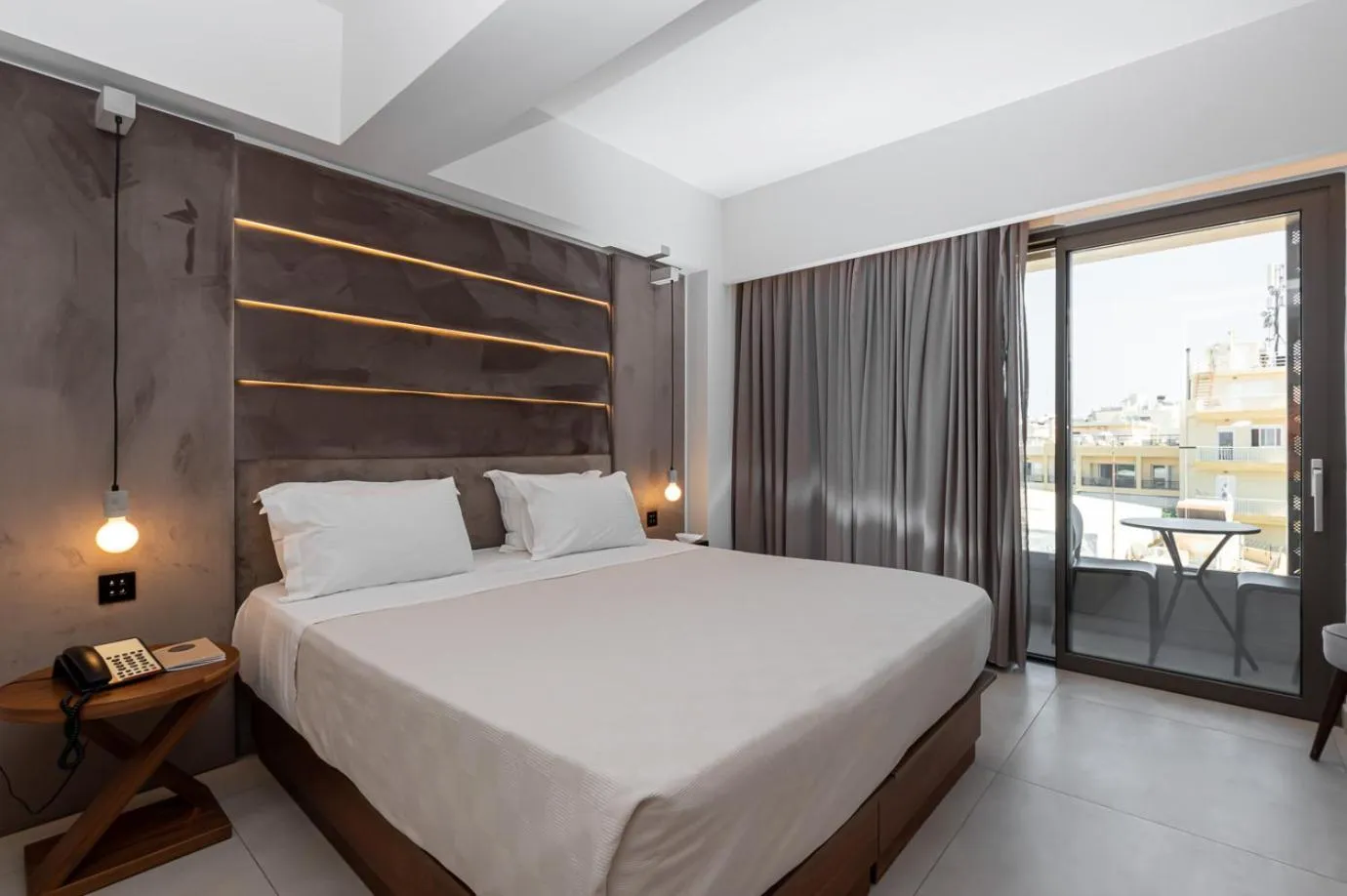 Bed in DOM Boutique Hotel