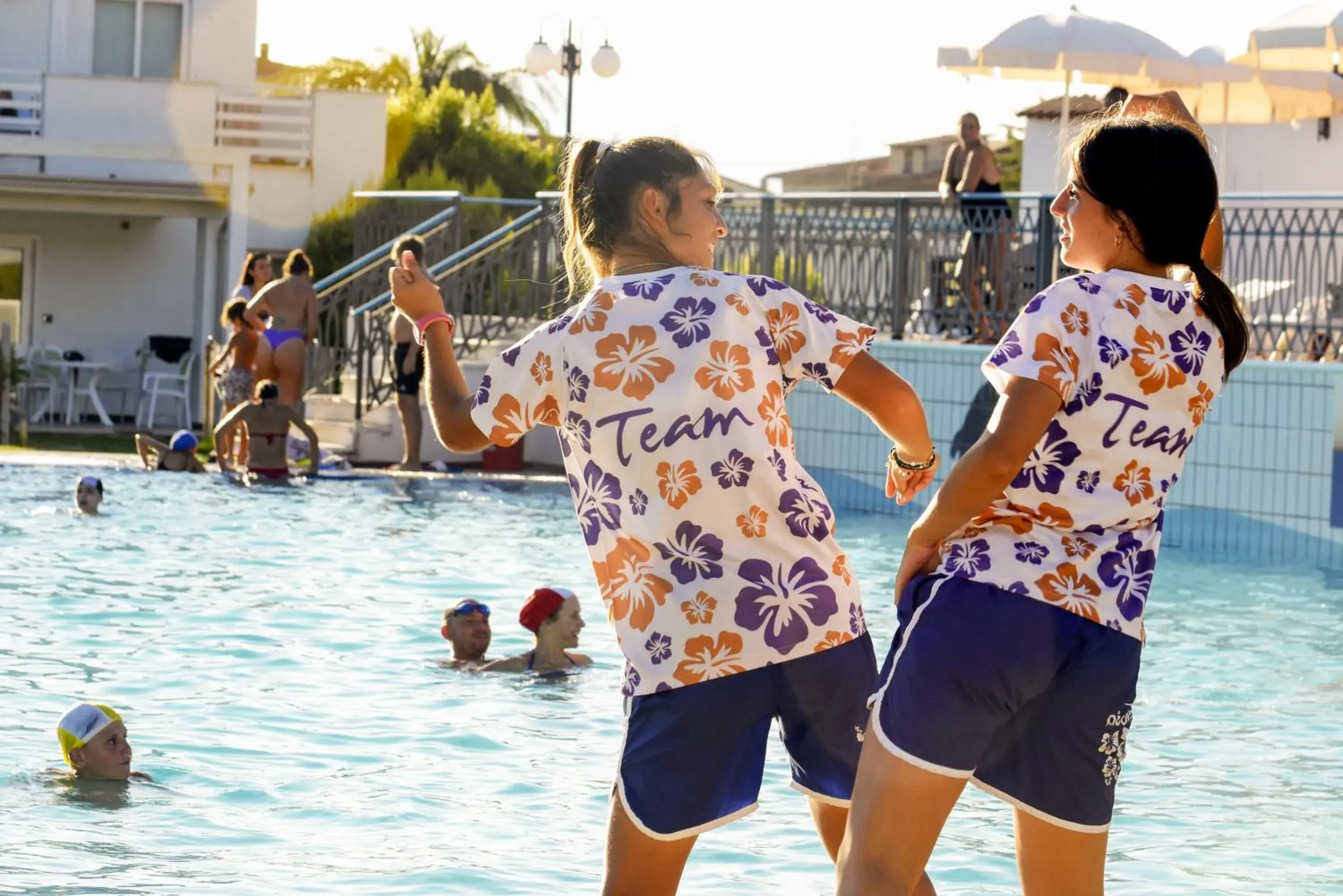 Pool view in Salice Resort Pool view in Salice Resort