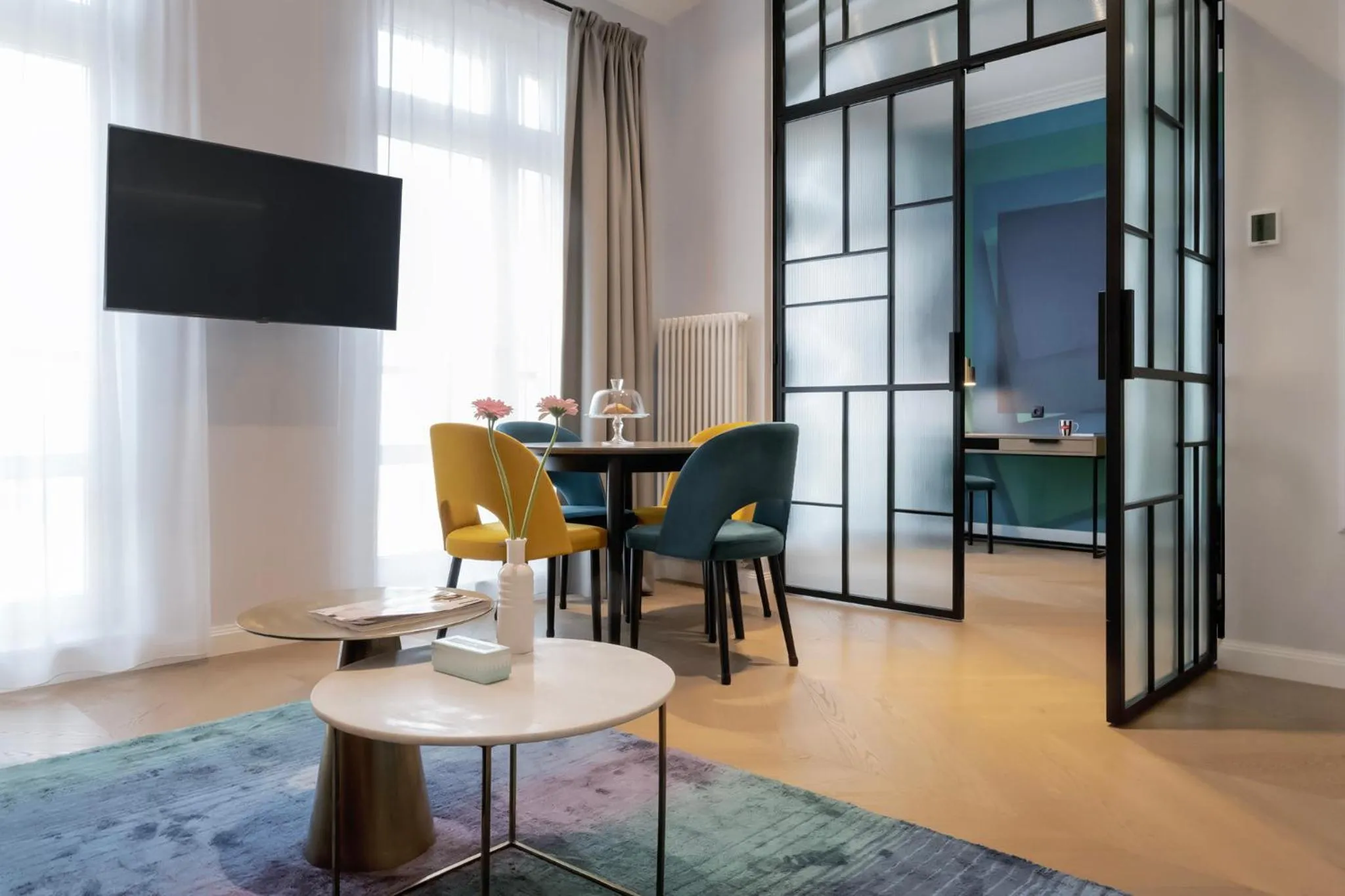 Living room in No.4 Residence