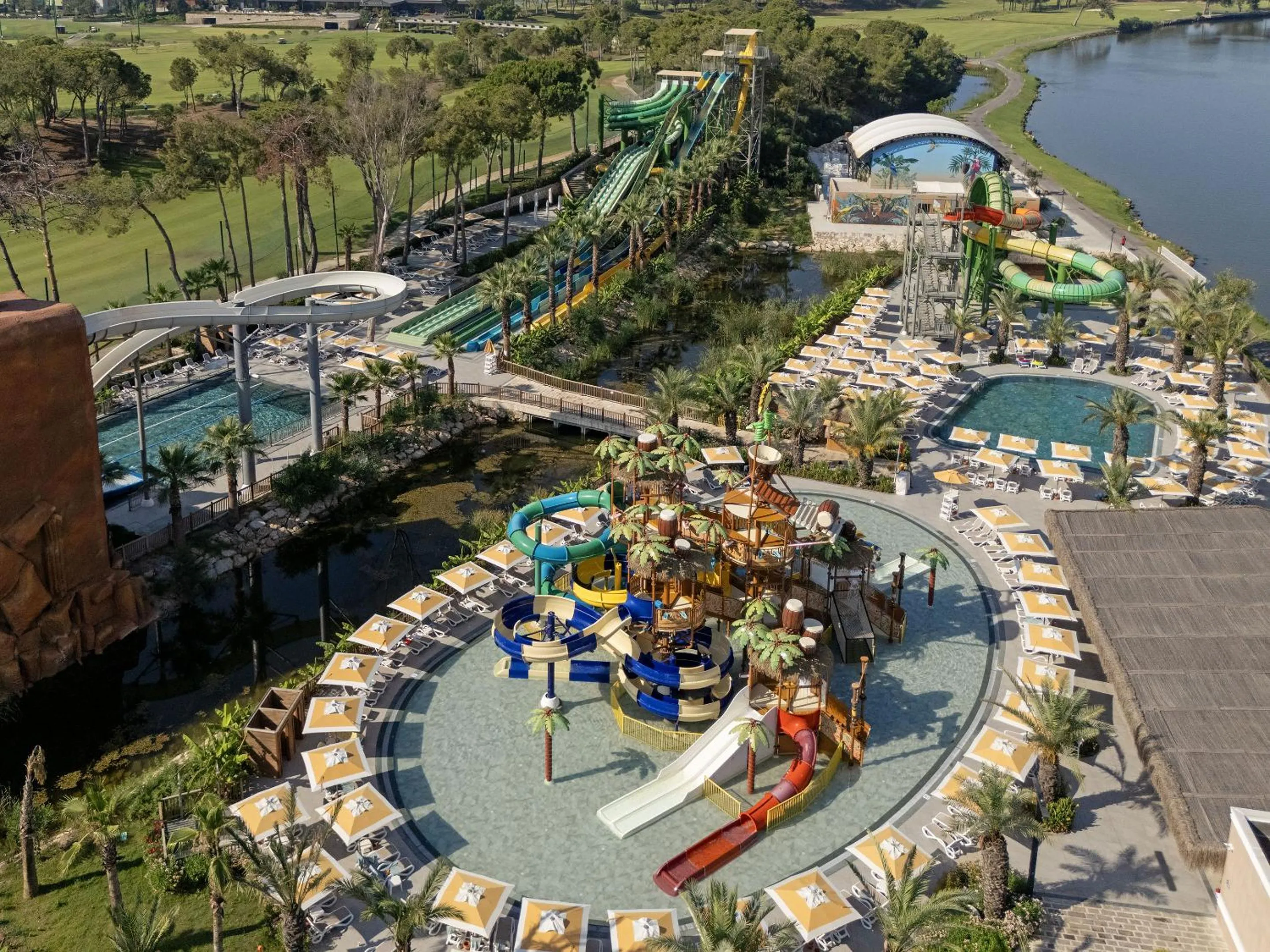 Aqua park in Titanic Deluxe Golf Belek