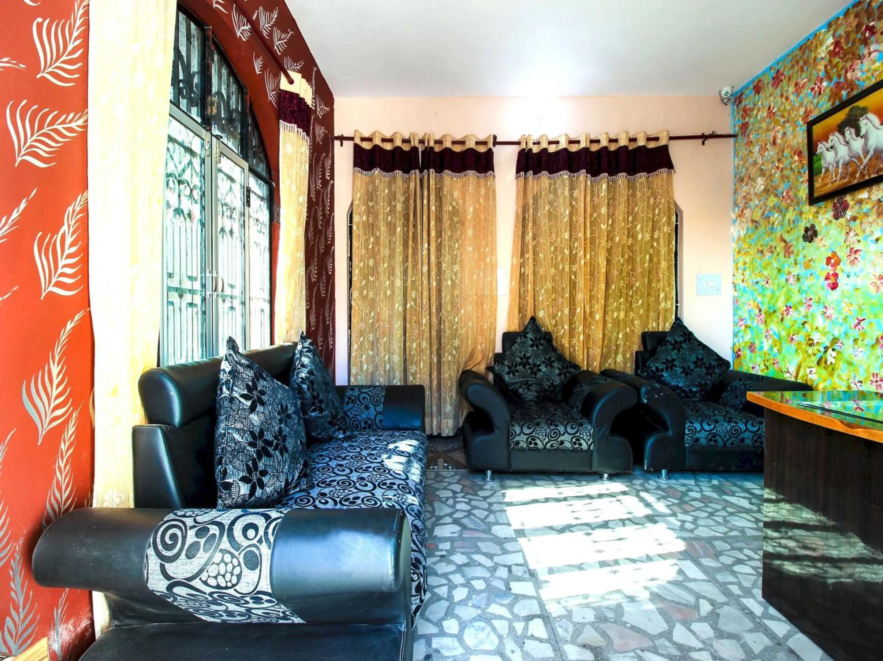 Lobby or reception in Hotel O Corbett Farm Homestay