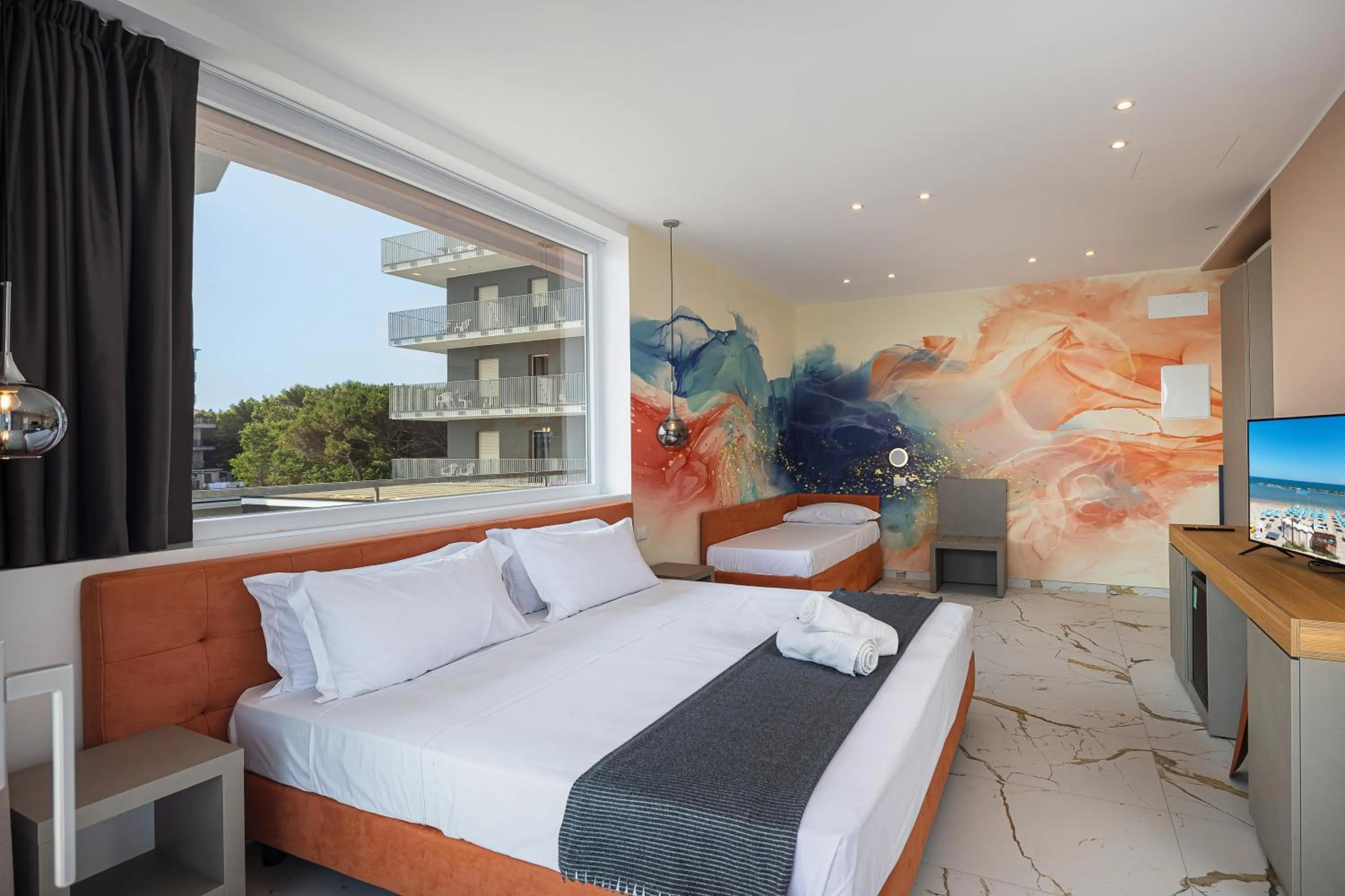 Photo of the whole room, Bed in Hotel Cola Frontemare