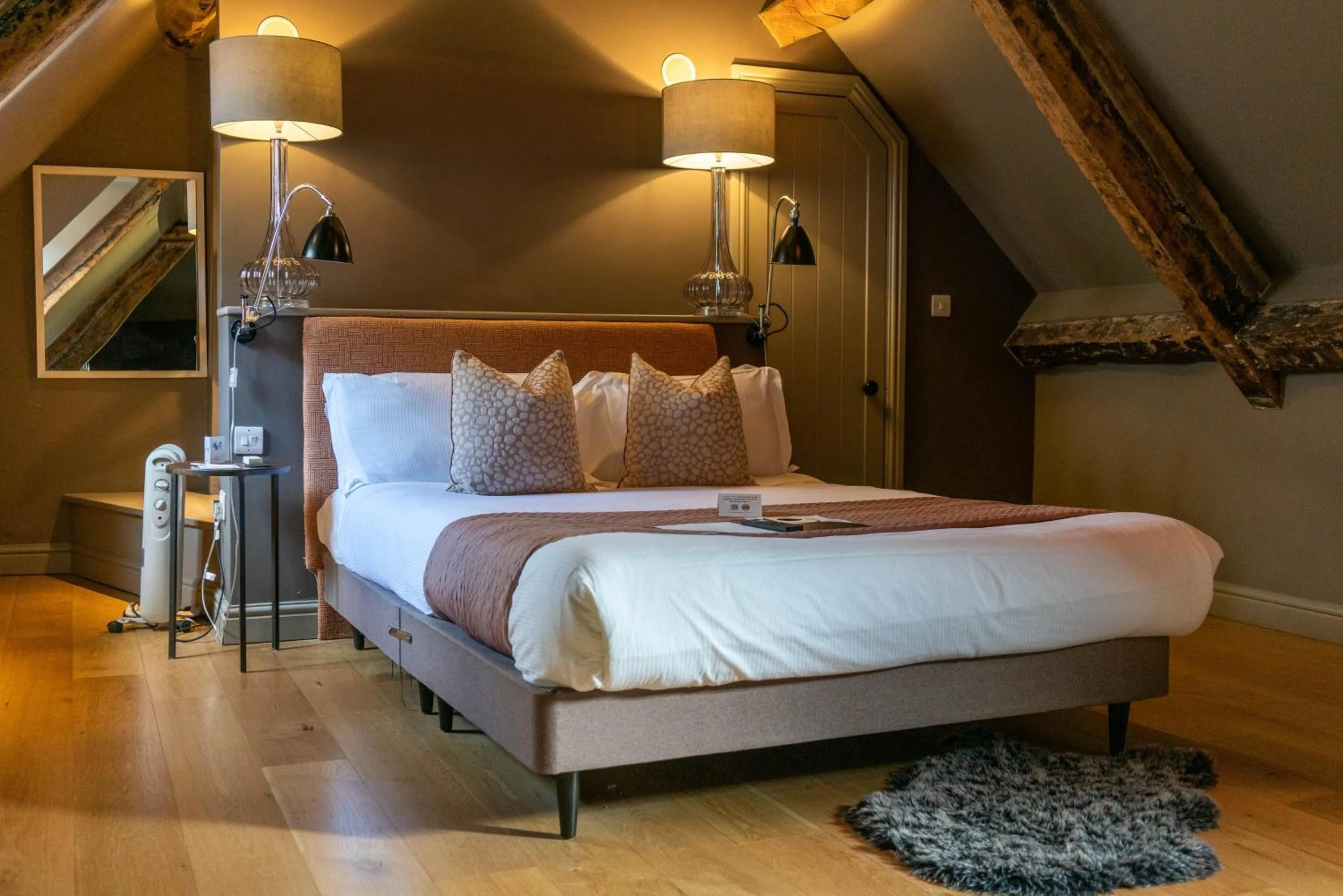 Bed in The Archangel,Restaurant & Bar with Rooms