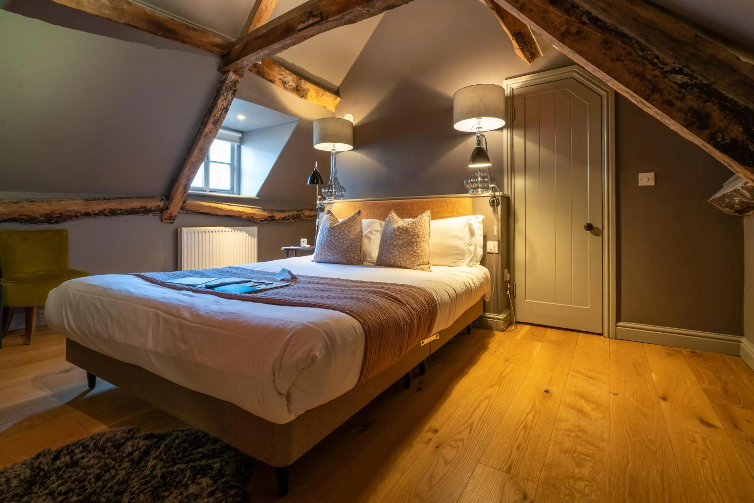 Bed in The Archangel,Restaurant & Bar with Rooms