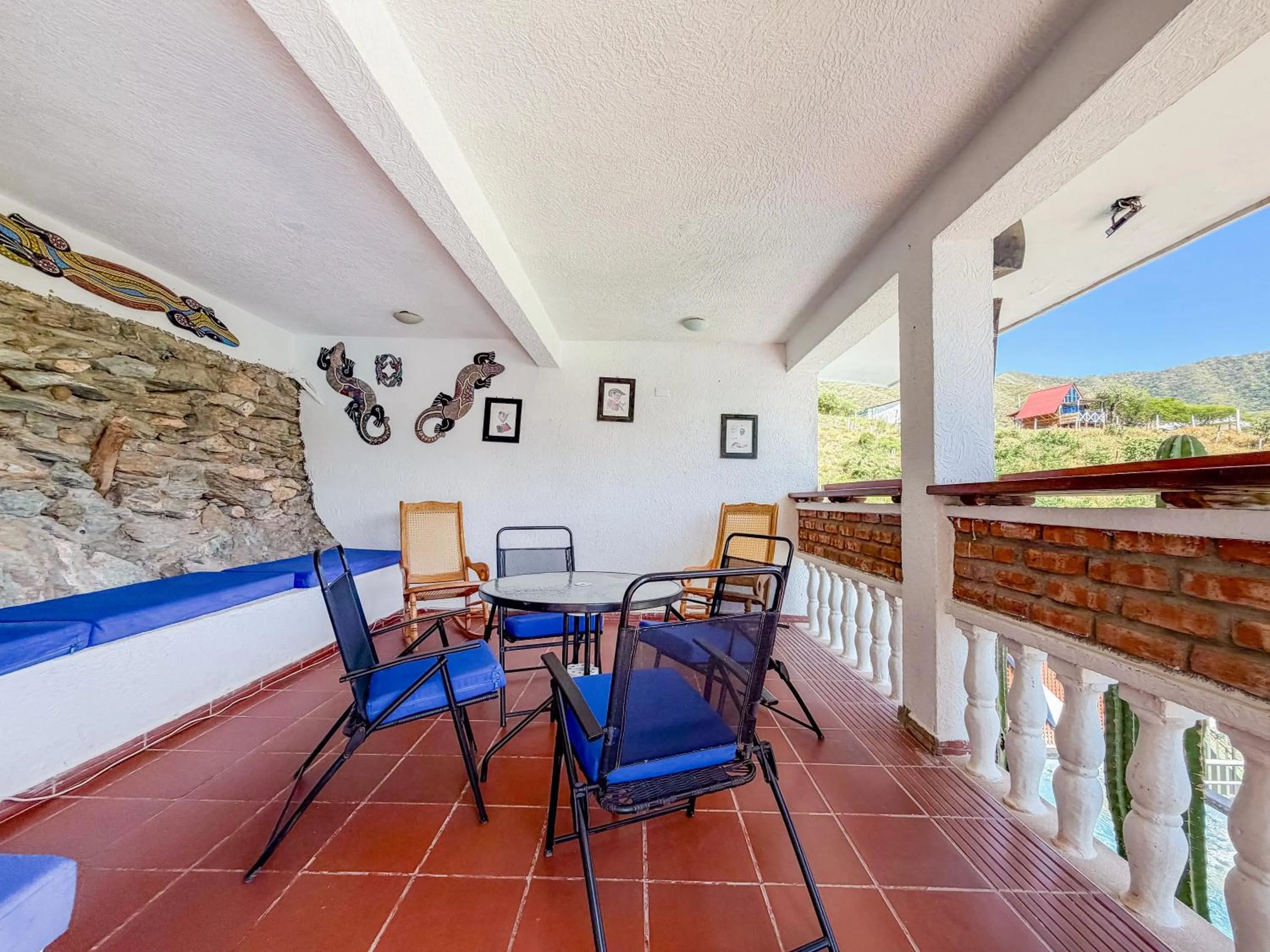 Communal lounge/ TV room in Hotel Bahia Taganga