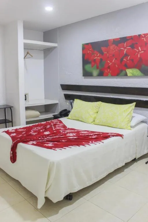 Bedroom, Bed in Hotel Bahia Taganga