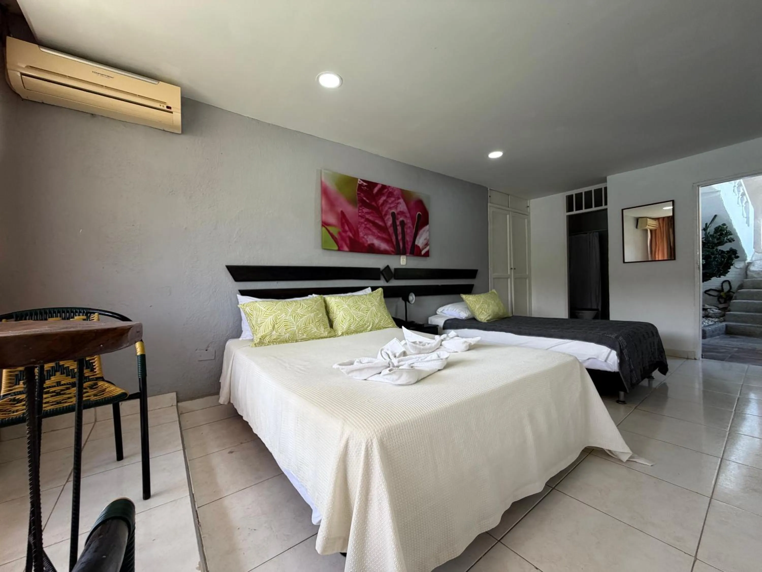 Bedroom, Bed in Hotel Bahia Taganga