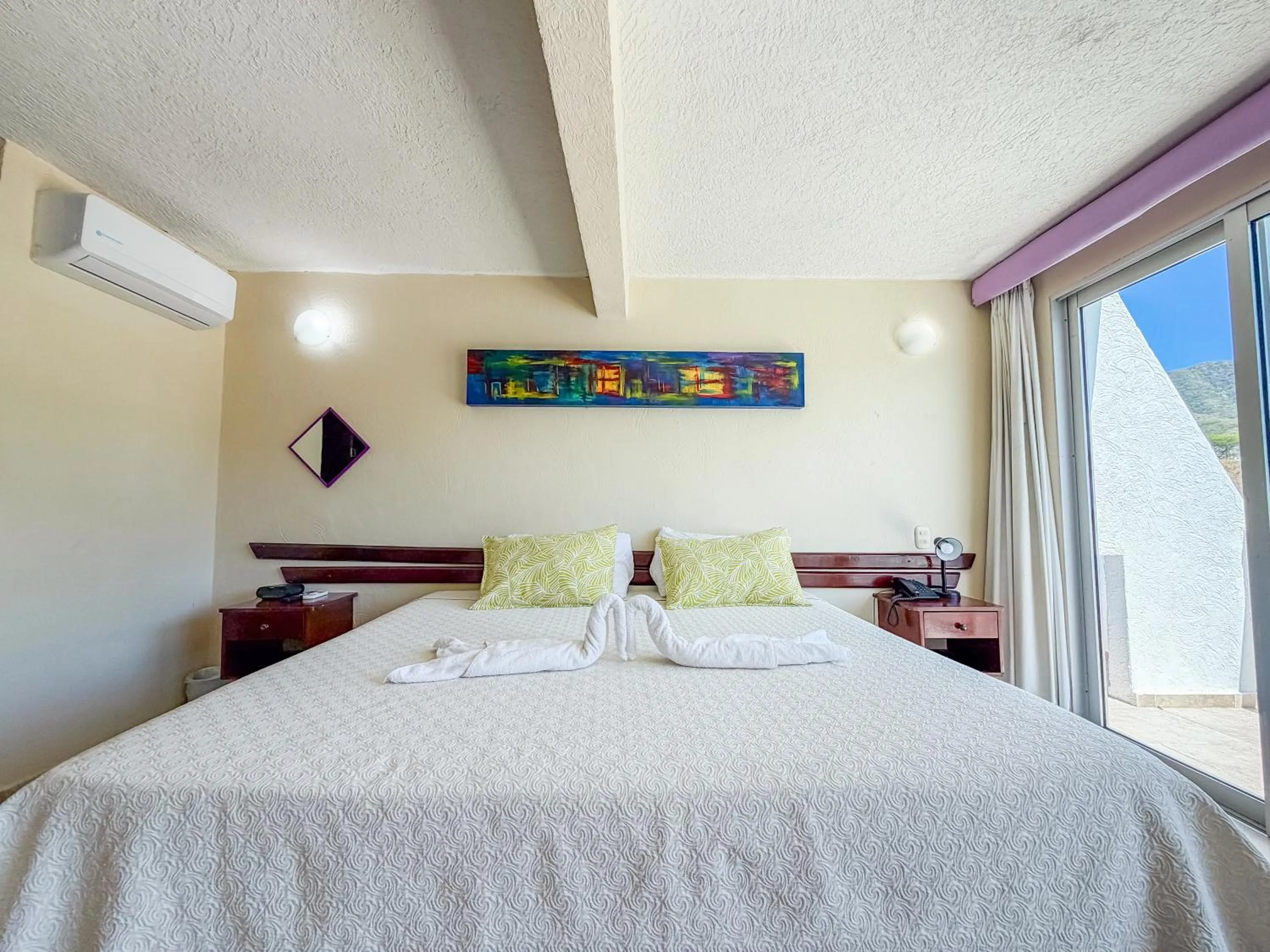 Bedroom, Bed in Hotel Bahia Taganga