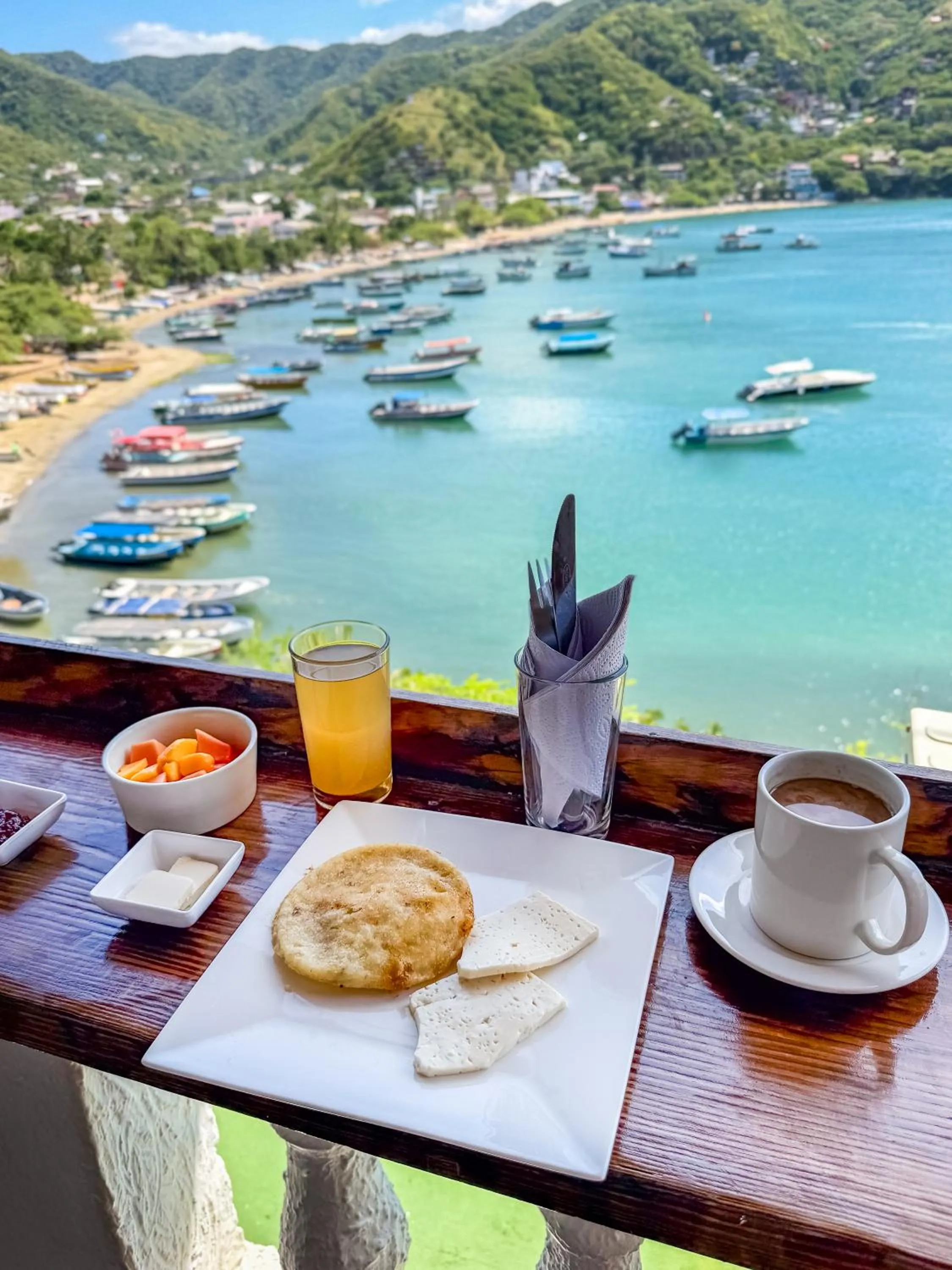 Breakfast in Hotel Bahia Taganga
