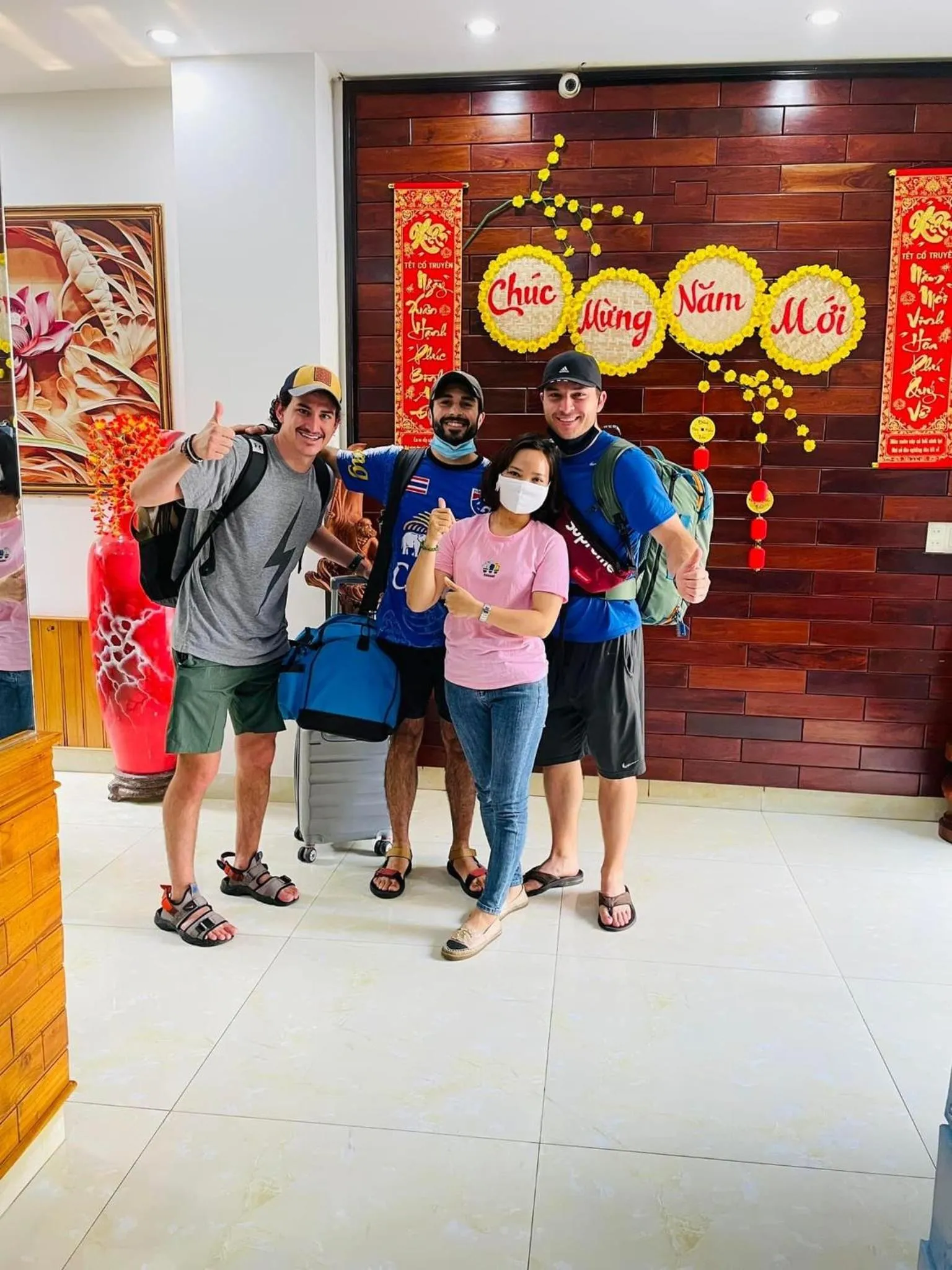 concierge in Sapphire Hotel Hue