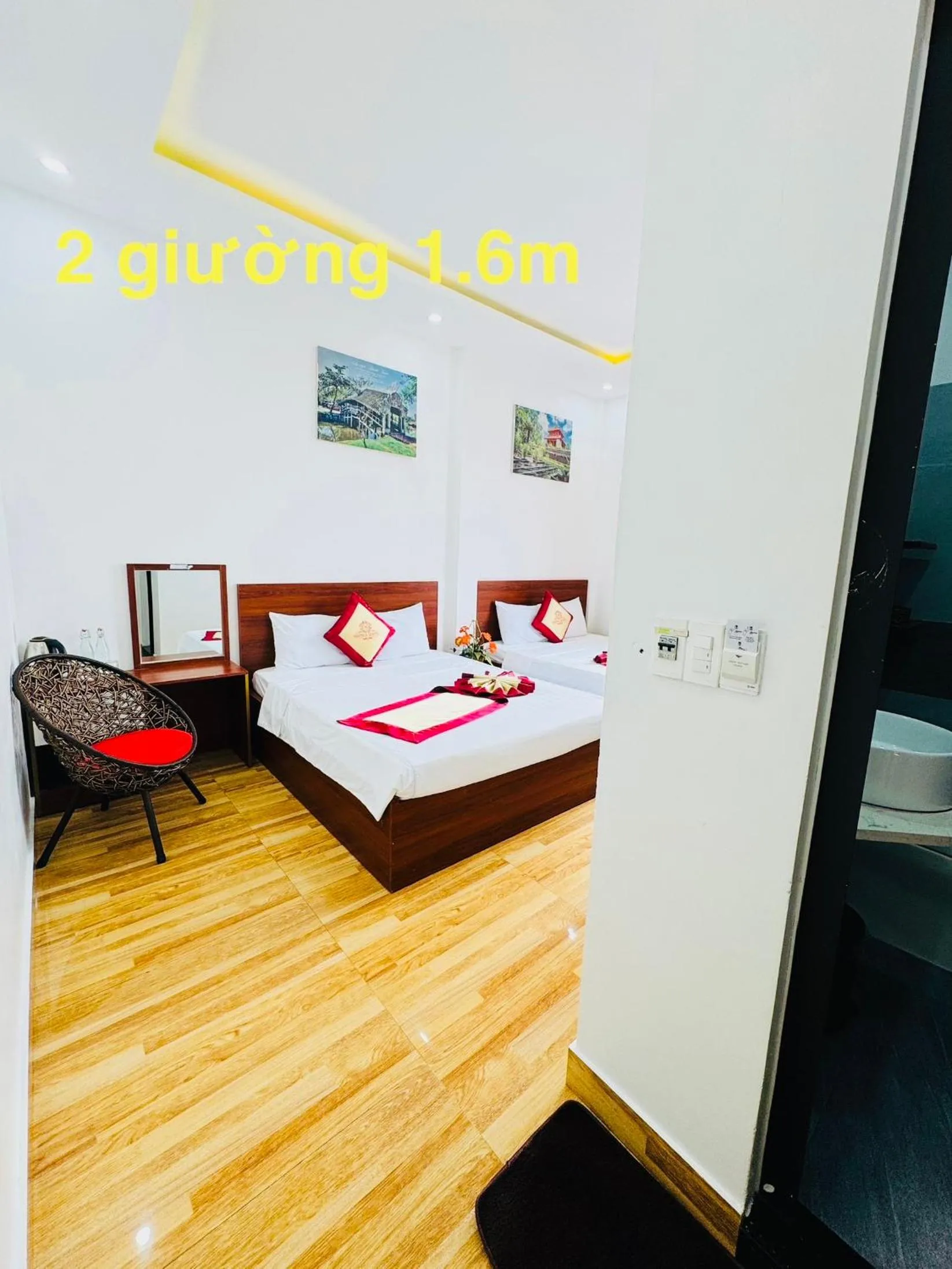 Bed in Sapphire Hotel Hue