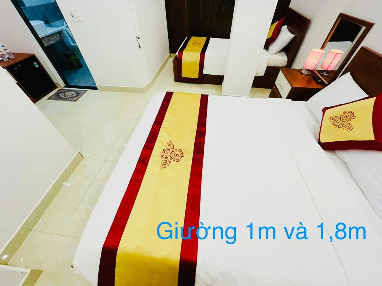 Bed in Sapphire Hotel Hue