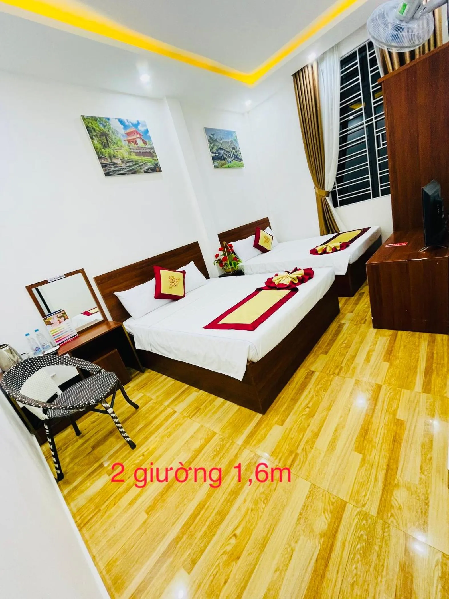 Bed in Sapphire Hotel Hue