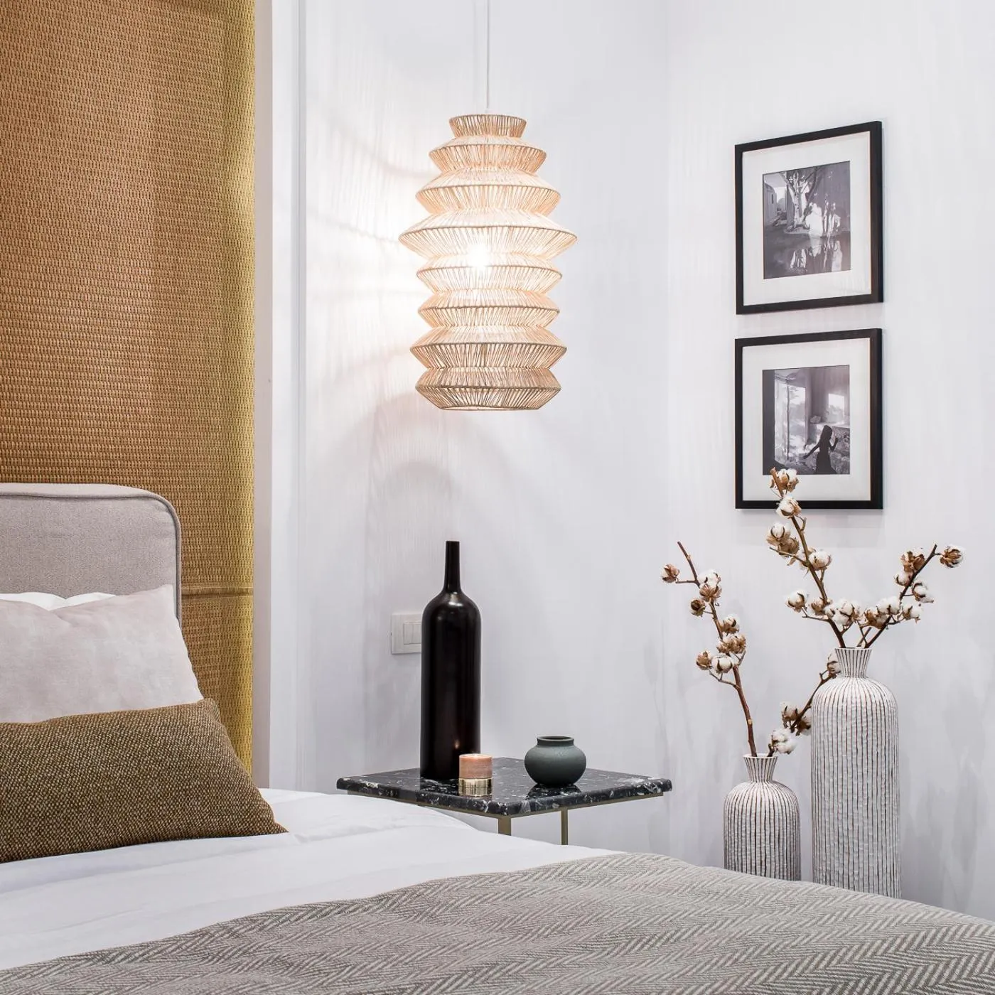 Bed in Amelot Art Suites