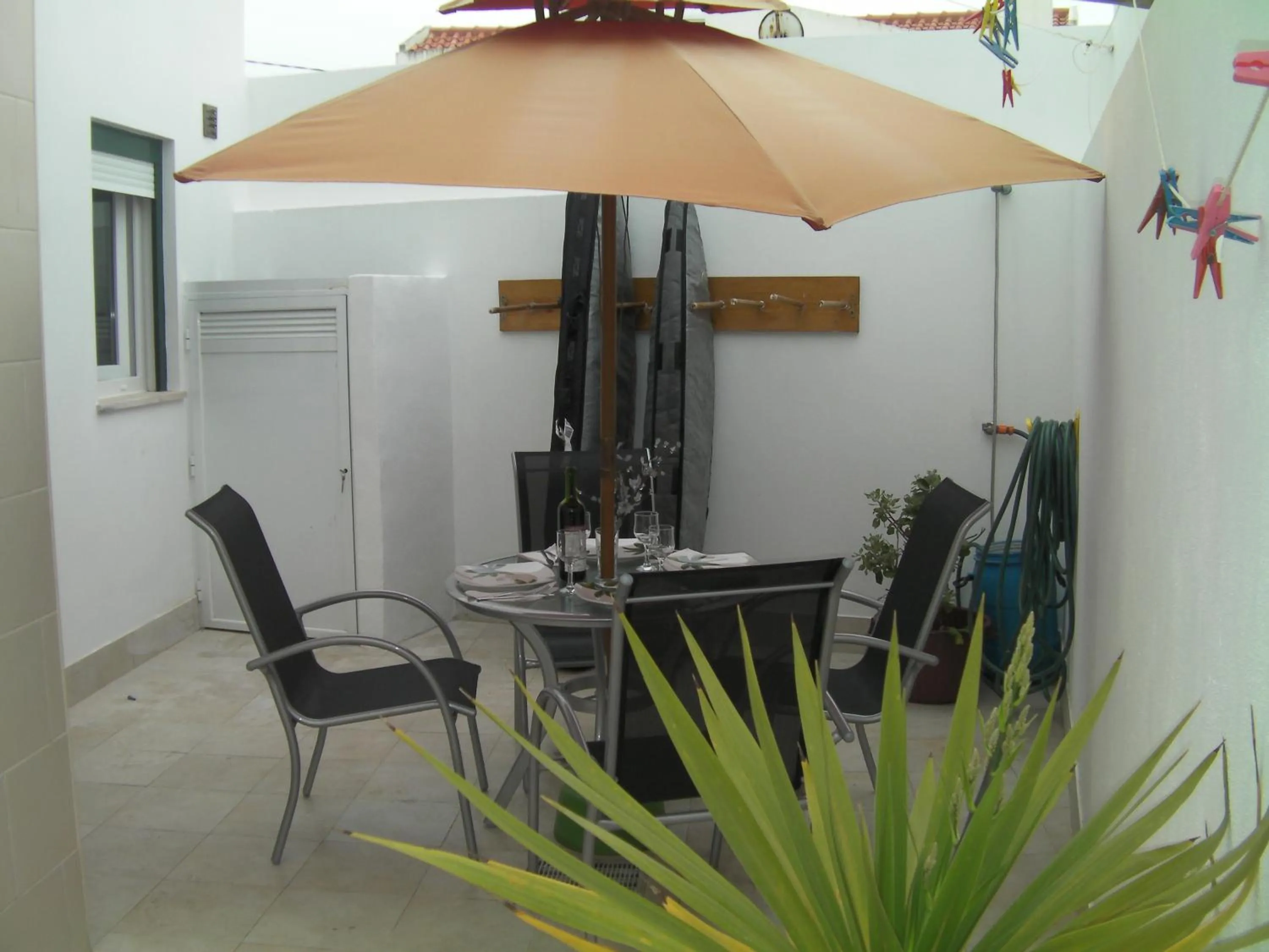 Patio in Peniche Surf Lodge 1