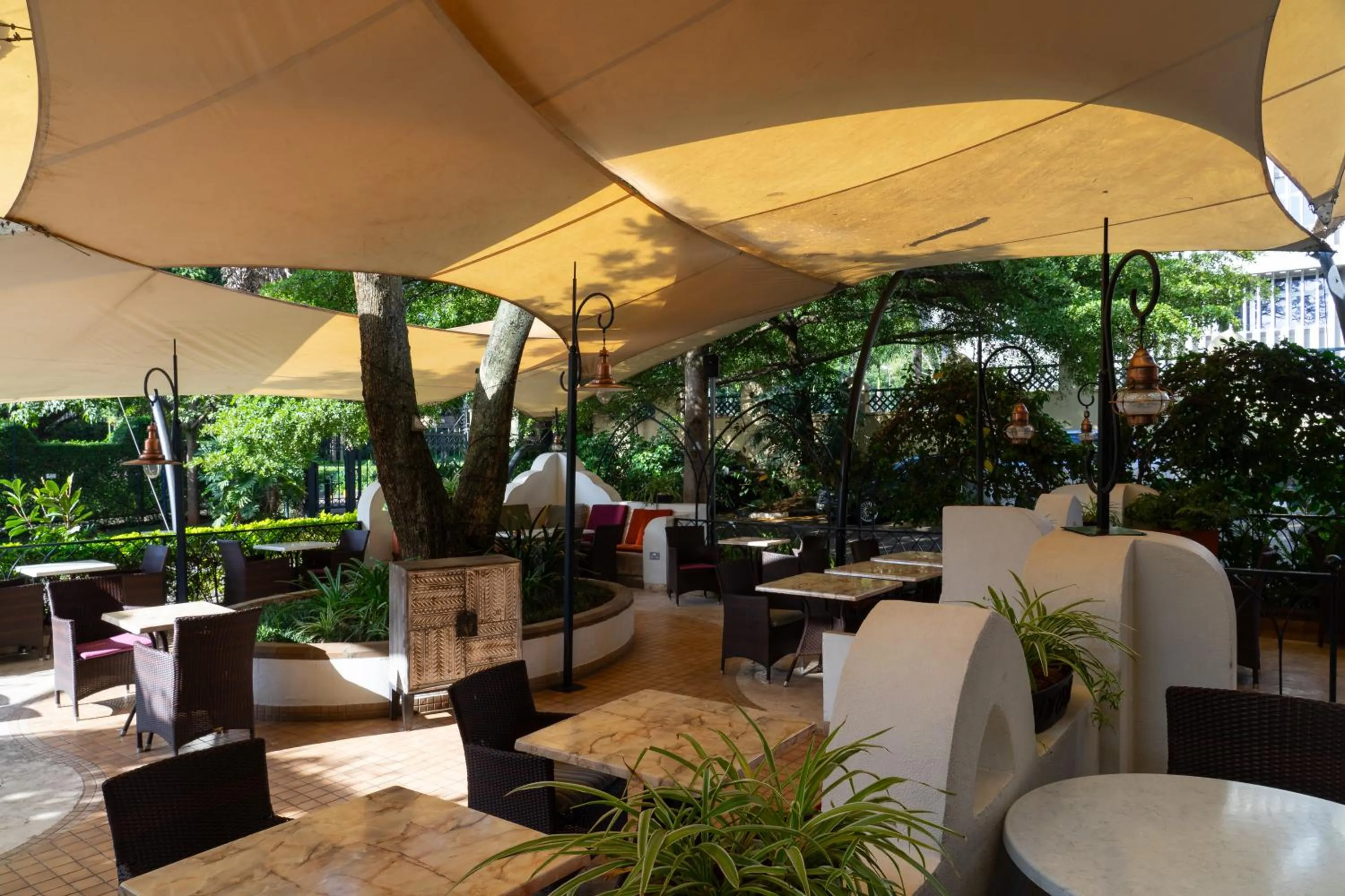 Restaurant/places to eat in The Heron By Sarovar Portico India