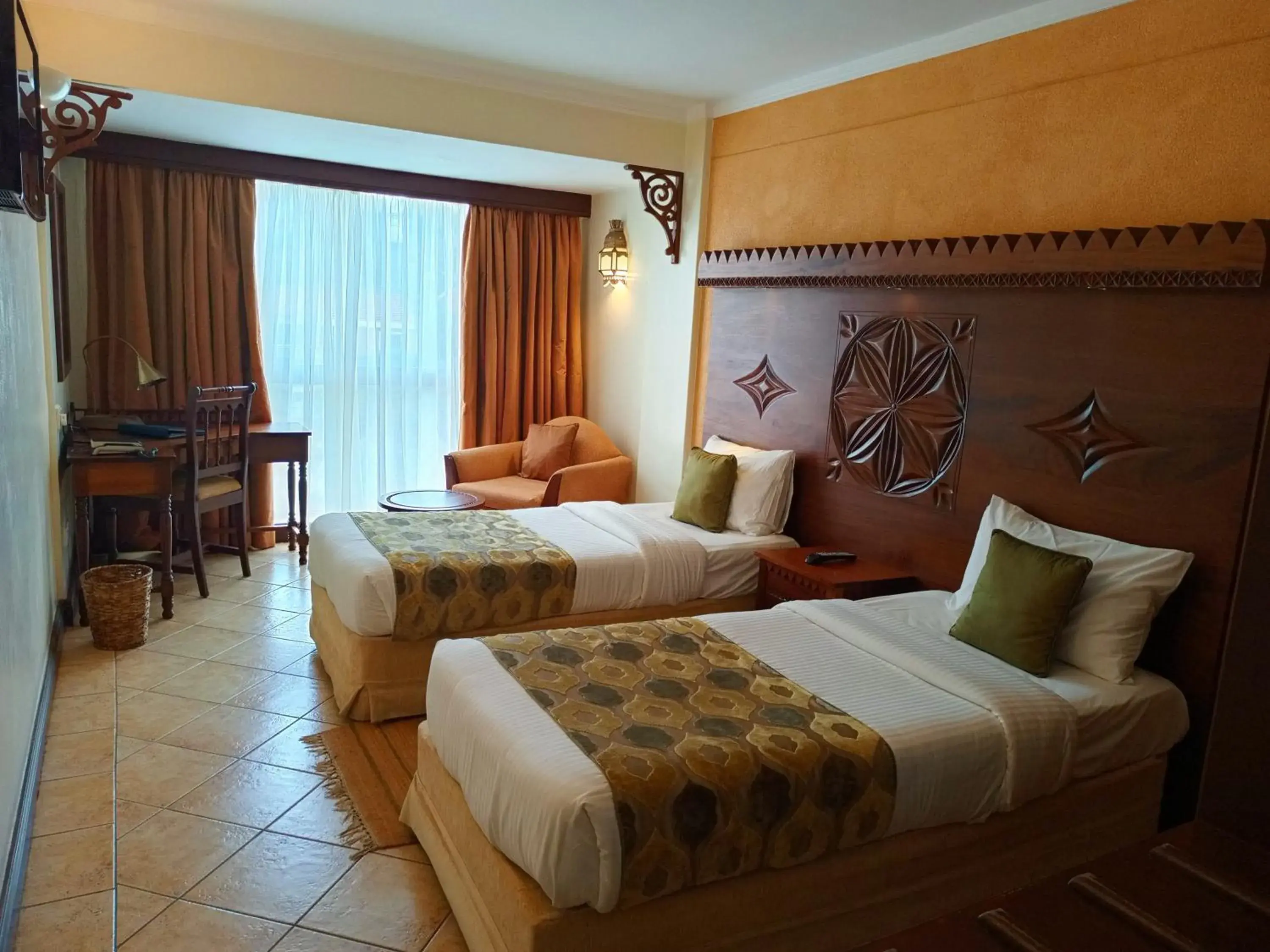 Bed in The Heron By Sarovar Portico India Bed in The Heron By Sarovar Portico India