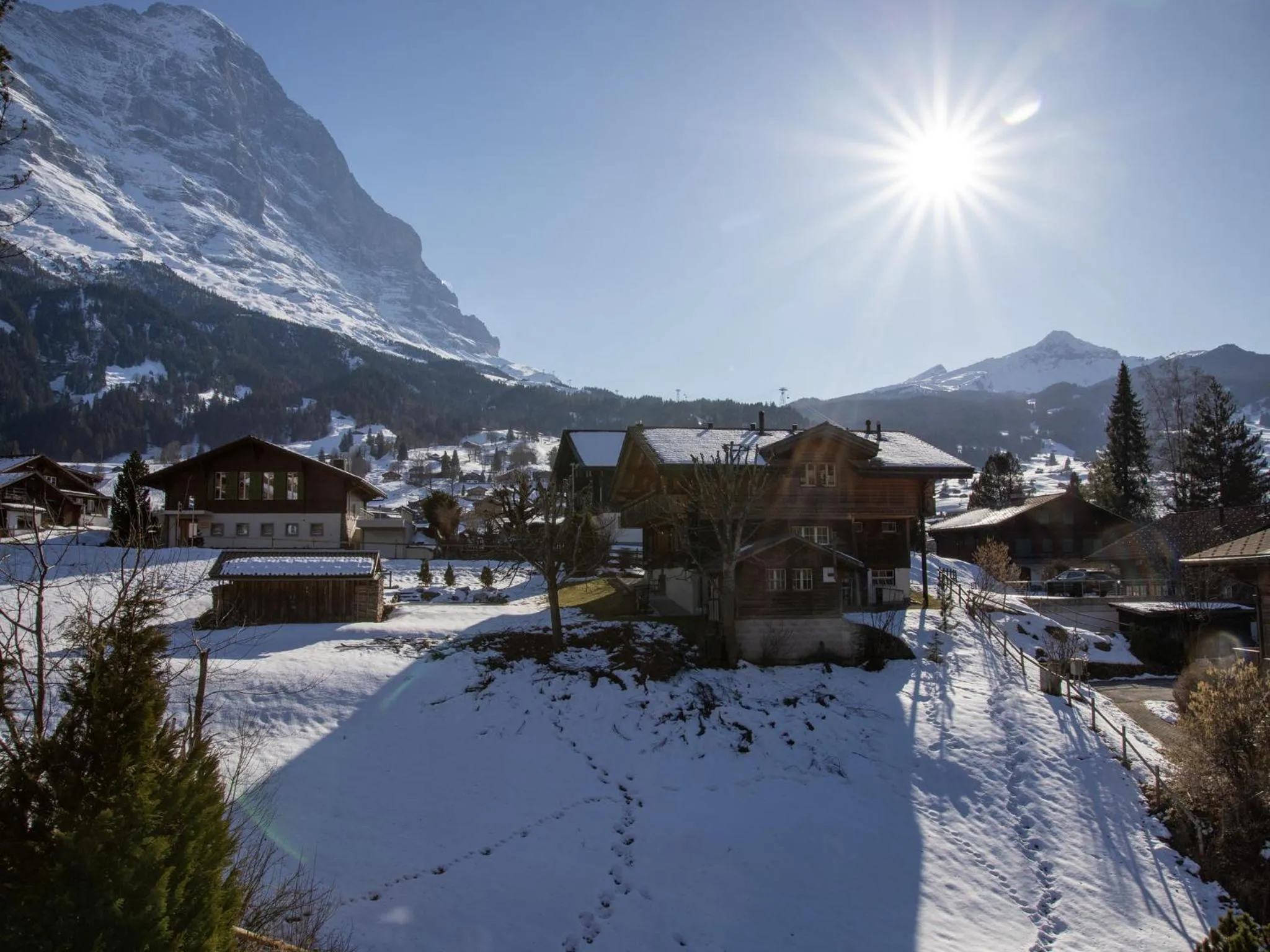 View (from property/room) in Apartment Chalet Spassvogel by Interhome