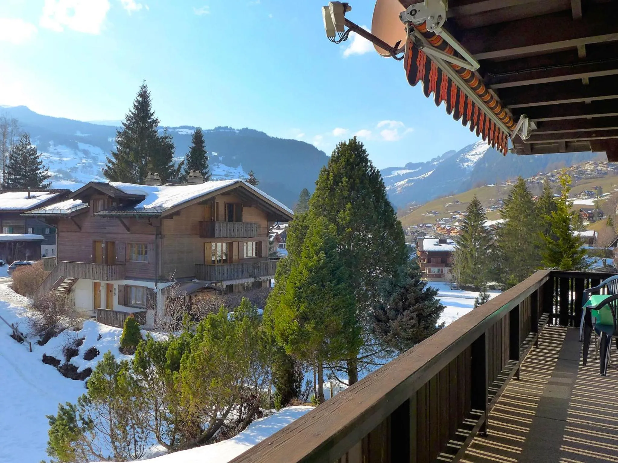 View (from property/room) in Apartment Chalet Spassvogel by Interhome