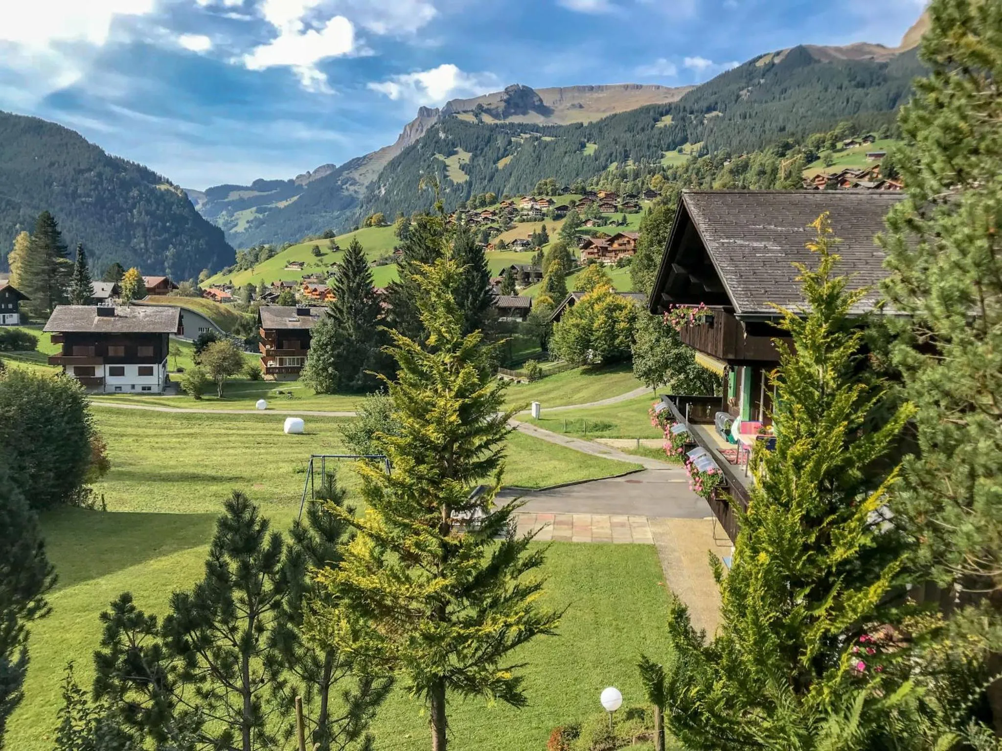 View (from property/room) in Apartment Chalet Spassvogel by Interhome