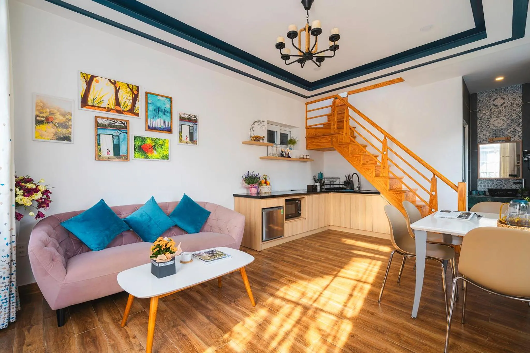 Kitchen or kitchenette in La Cle' Đà Lạt