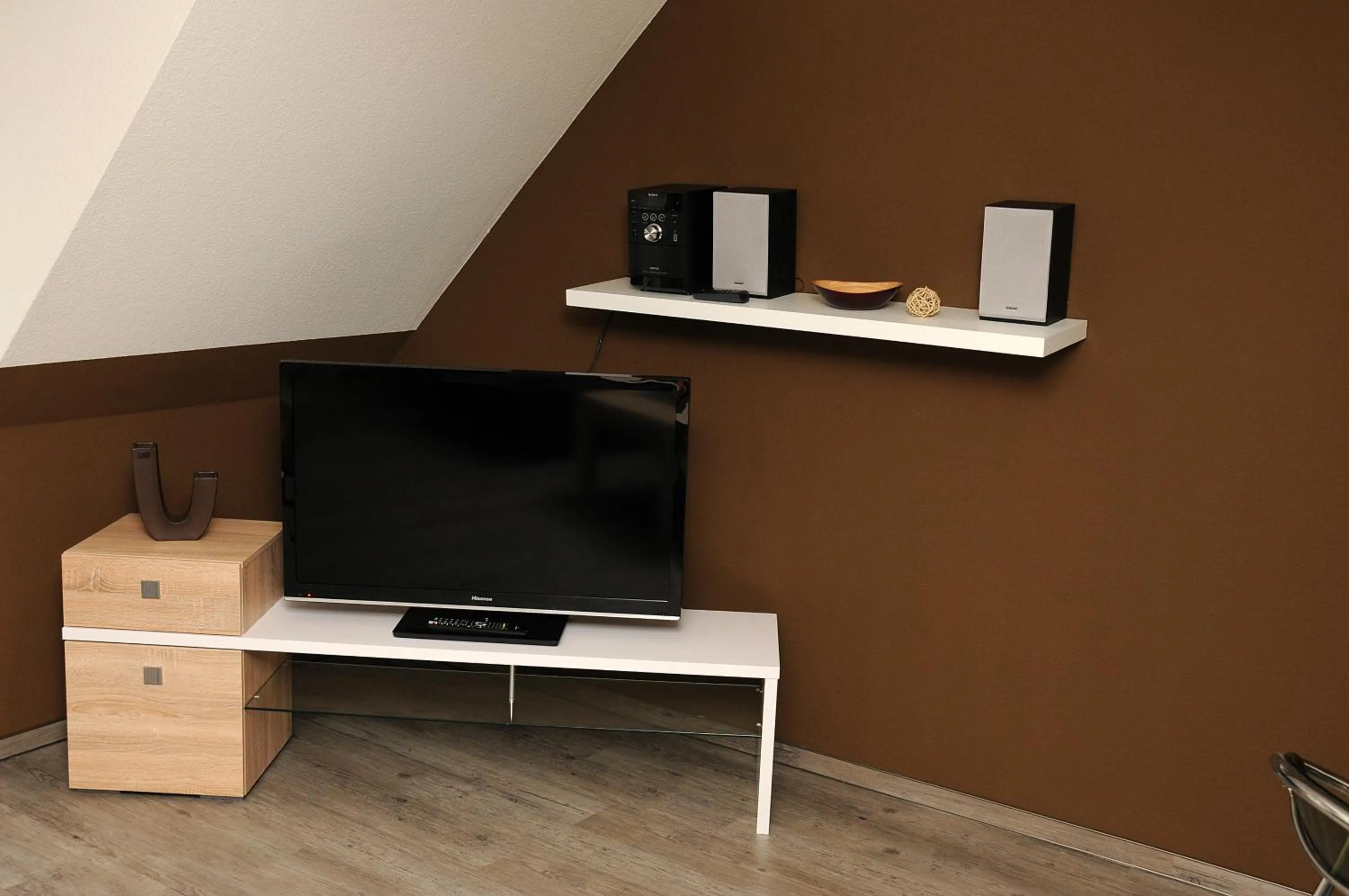 TV and multimedia in Apartments am Brunnen