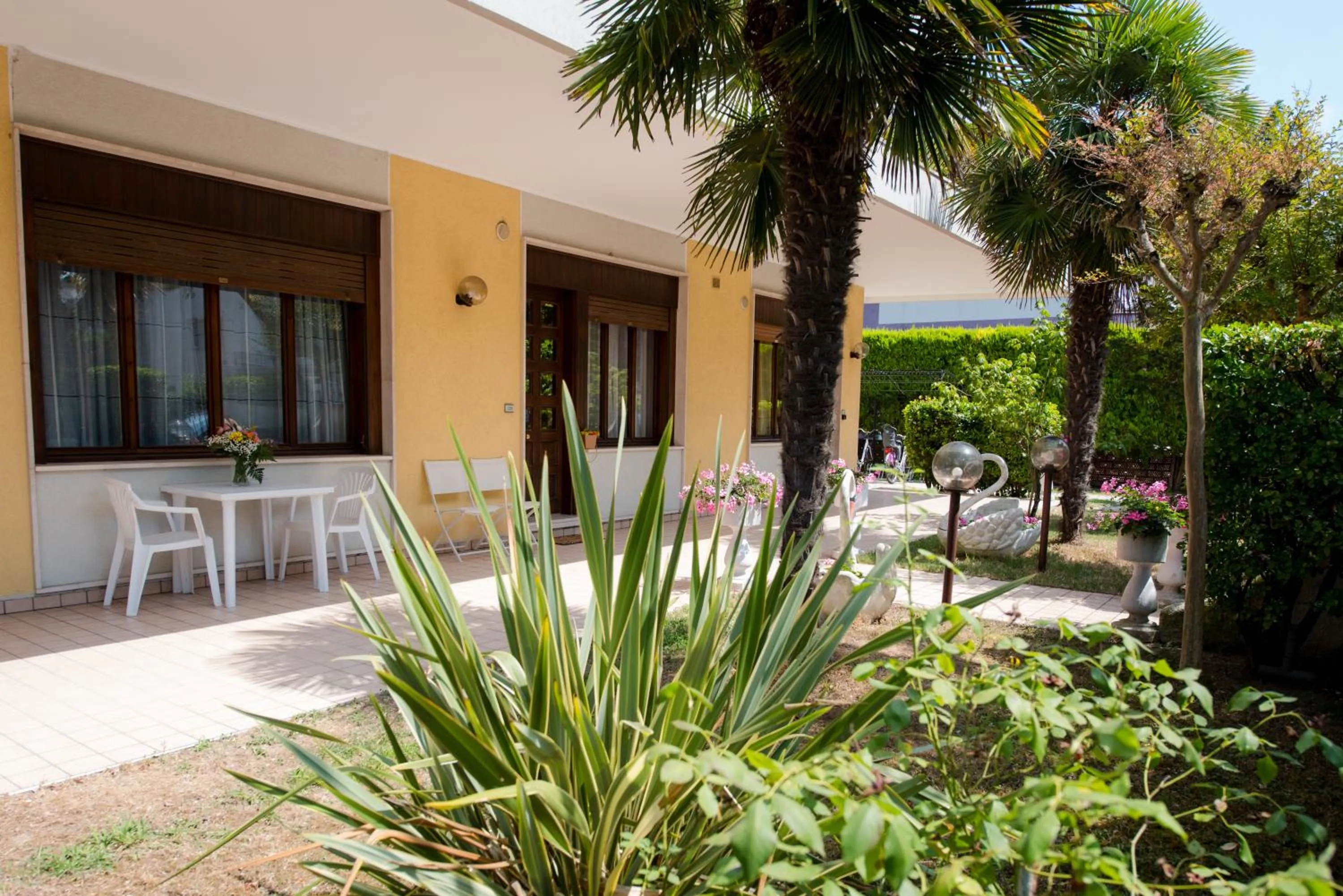 Garden in Hotel Germania